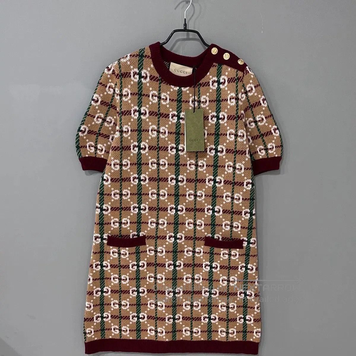 Gucci gucci gg jacquard short sleeve dress. Size M / US 6-8 / IT 42-44 - 1 Thumbnail