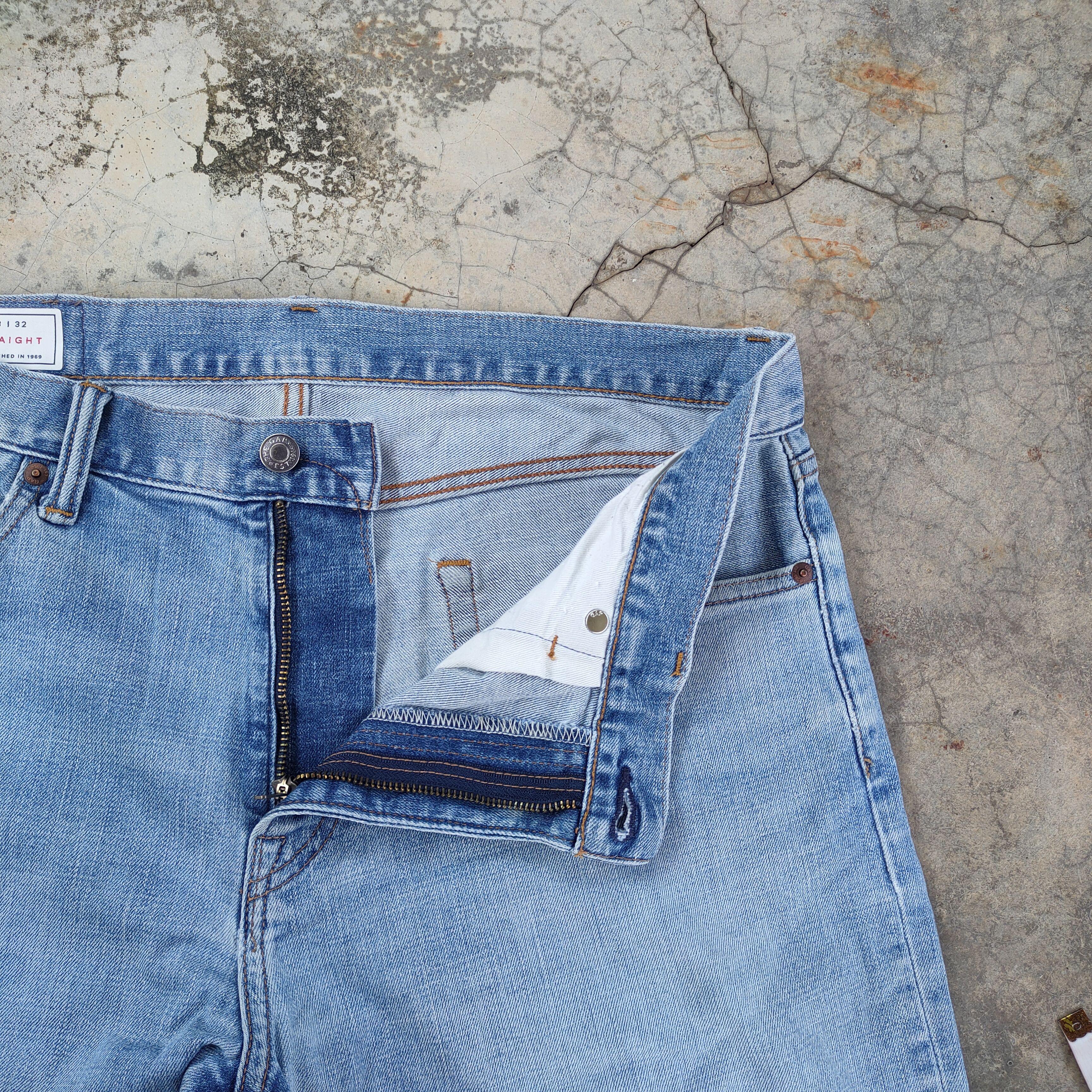 Gap VINTAGE GAP STRAIGHT FADED DISTRESSED JEANS PANTS Size US 36 / EU 52 - 6 Thumbnail