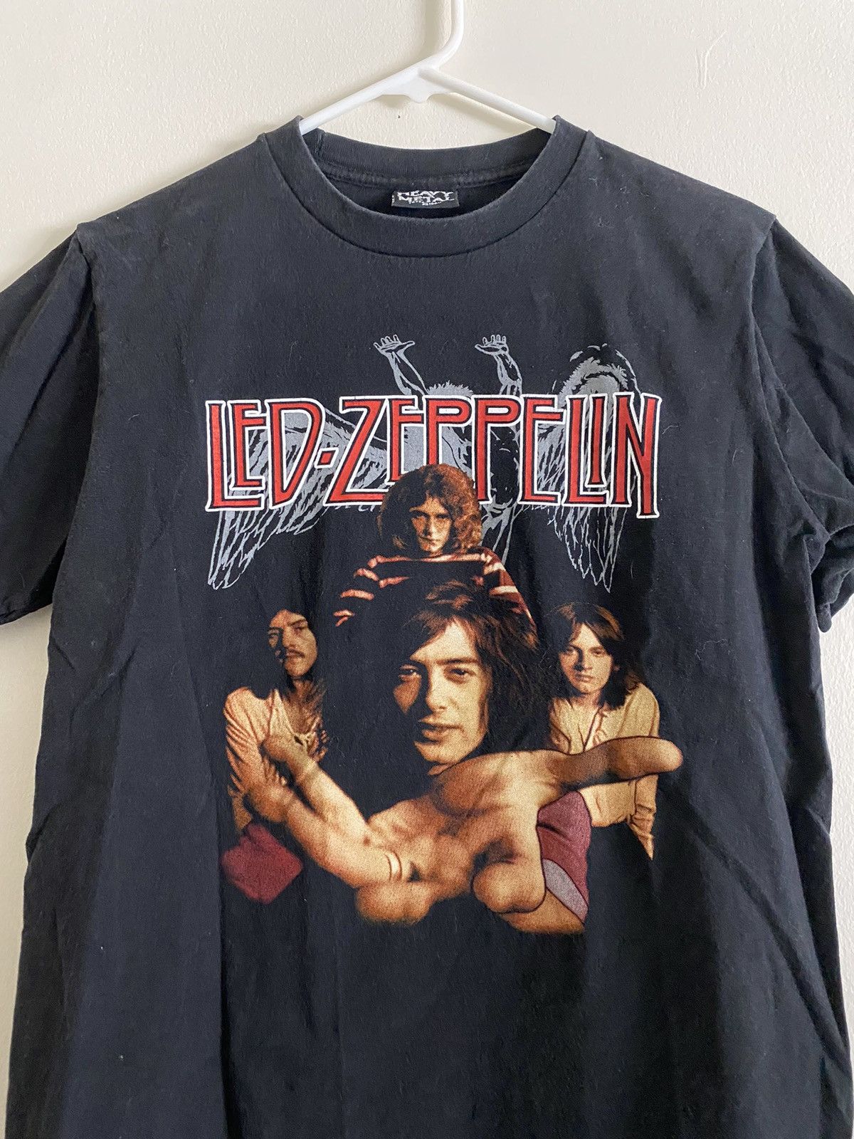 Band Tees Vintage Led Zeppelin Tee T Shirt Heavy Metal Y2K Size US M / EU 48-50 / 2 - 3 Thumbnail