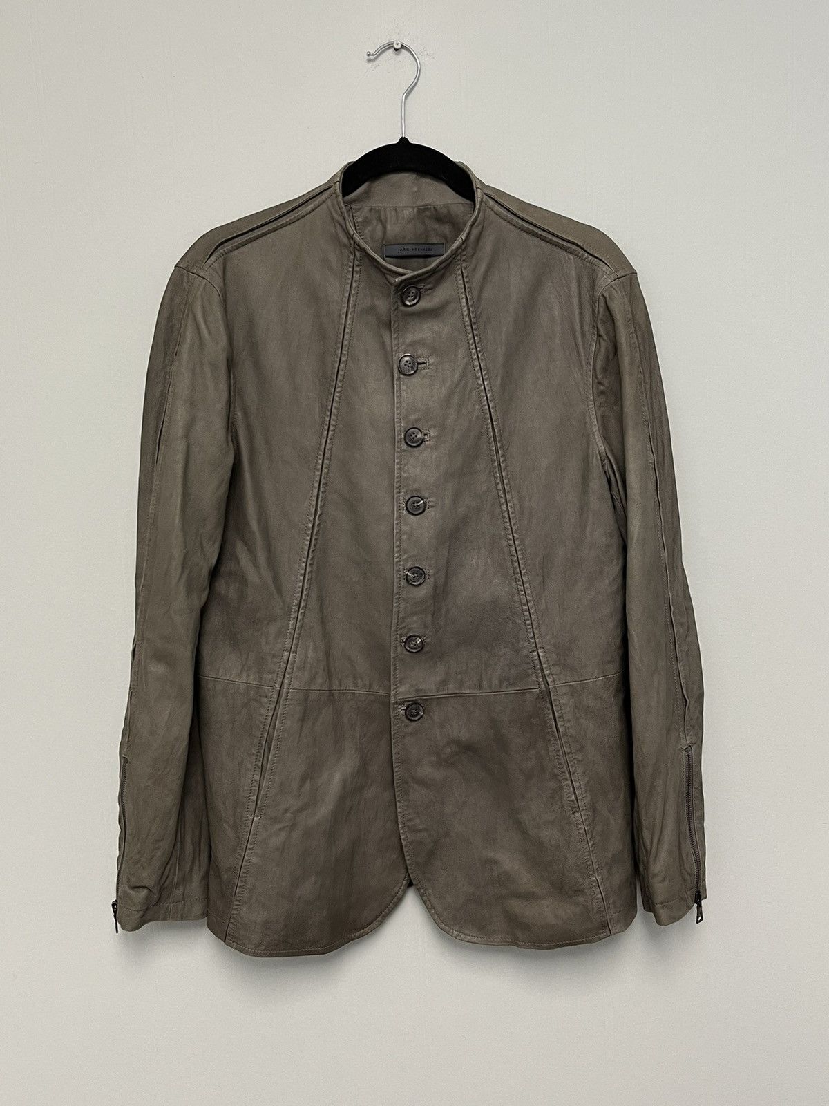 John Varvatos Goat Suede Multibutton Jacket. 50 Size US M / EU 48-50 / 2 - 6 Thumbnail