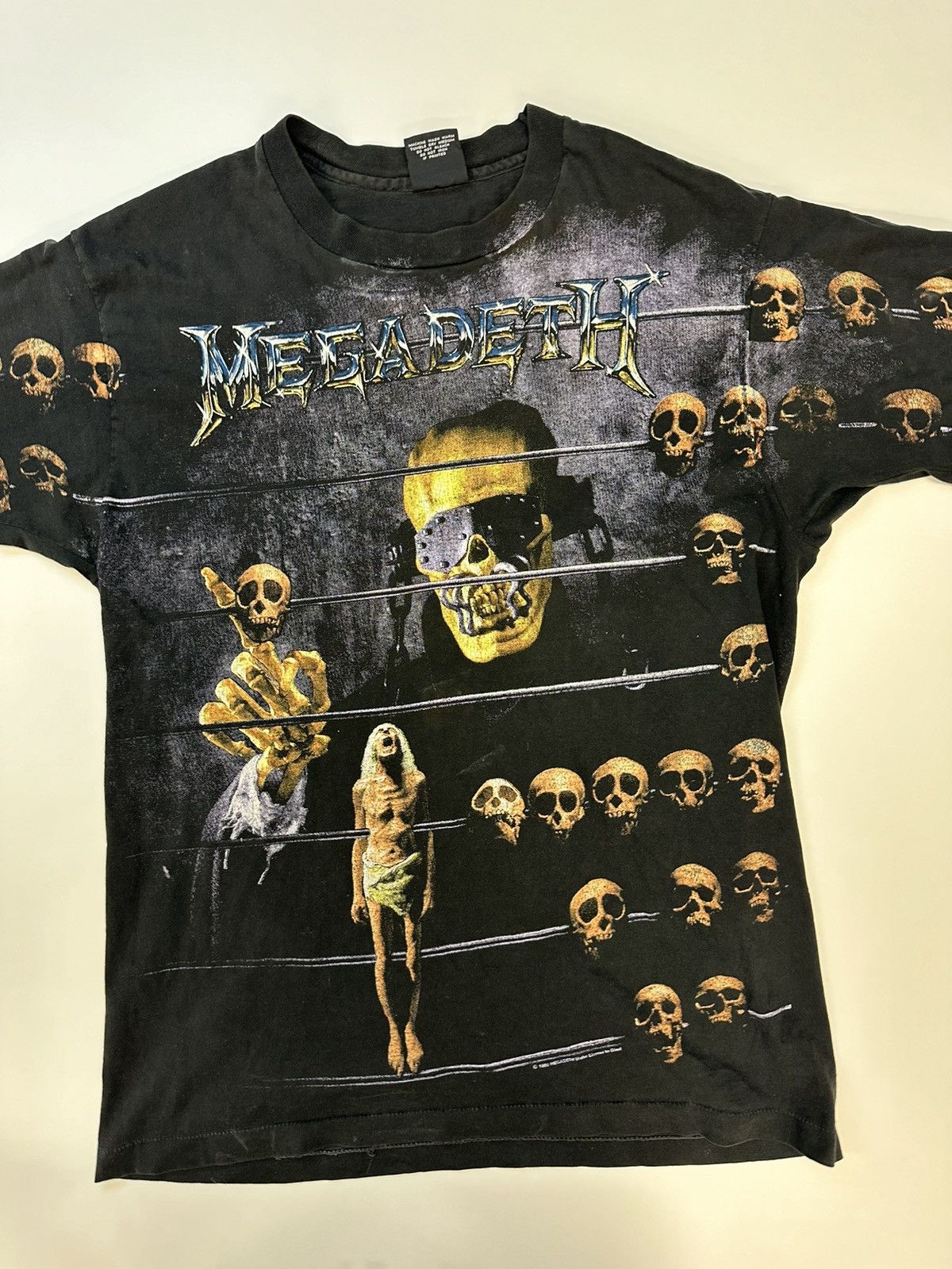 image of Band Tees x Megadeth Megadeath Giant Tee! in Black, Men's (Size XL)