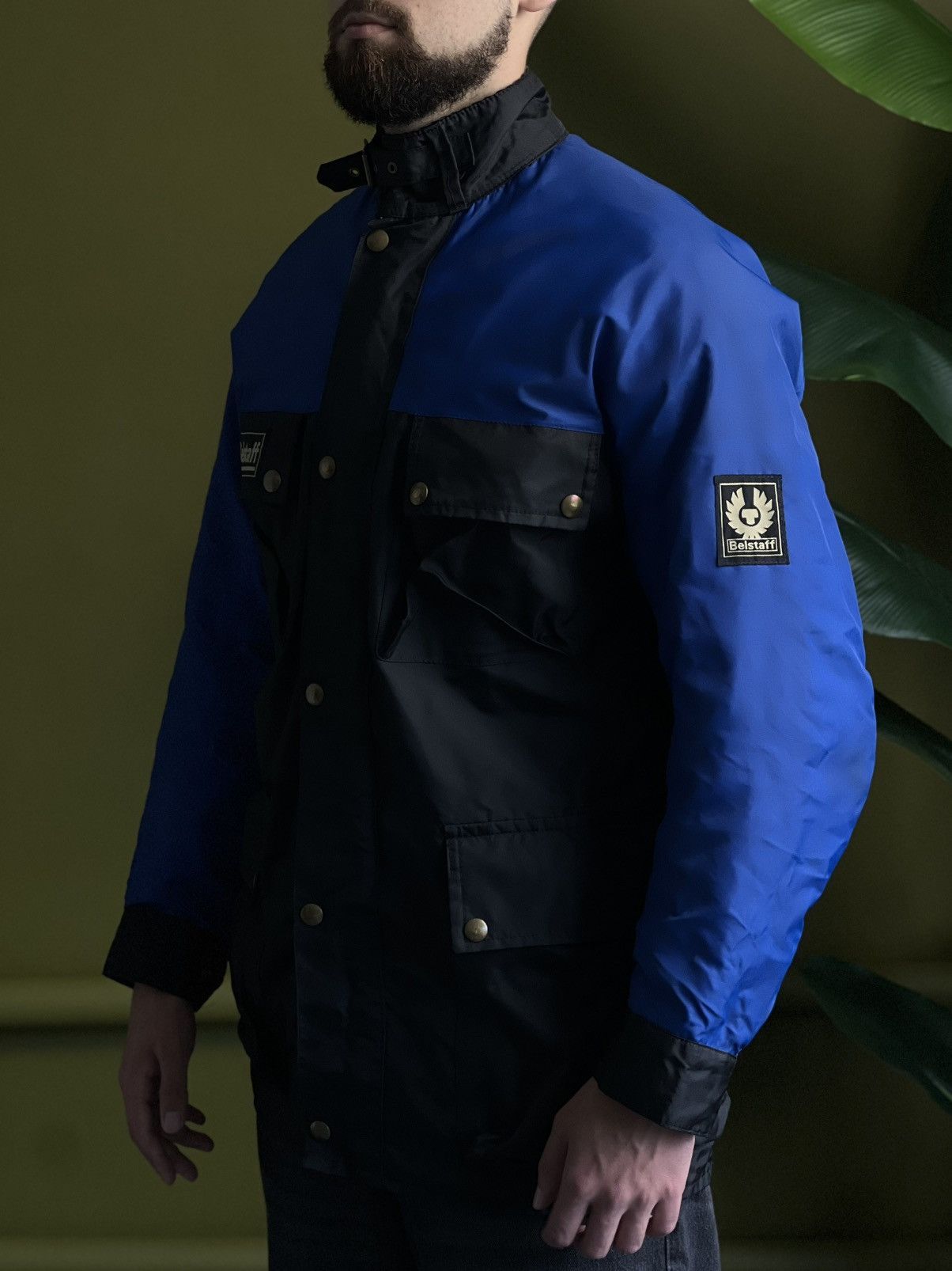 Belstaff Vintage Belstaff Formula 750 Moto Jacket Blue Black M/L Size US M / EU 48-50 / 2 - 4 Thumbnail
