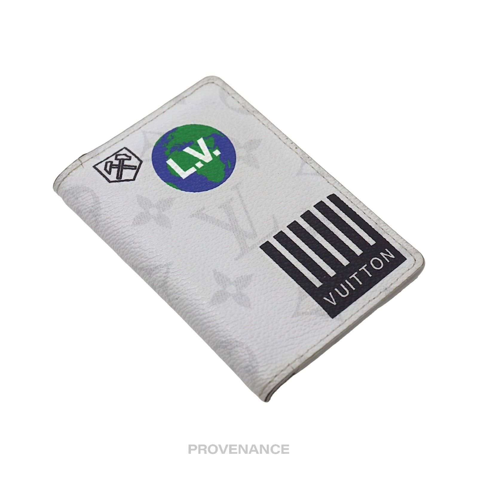 Louis Vuitton 🔴 Louis Vuitton Pocket Organizer Wallet - Antarctica Logos Size ONE SIZE - 5 Thumbnail