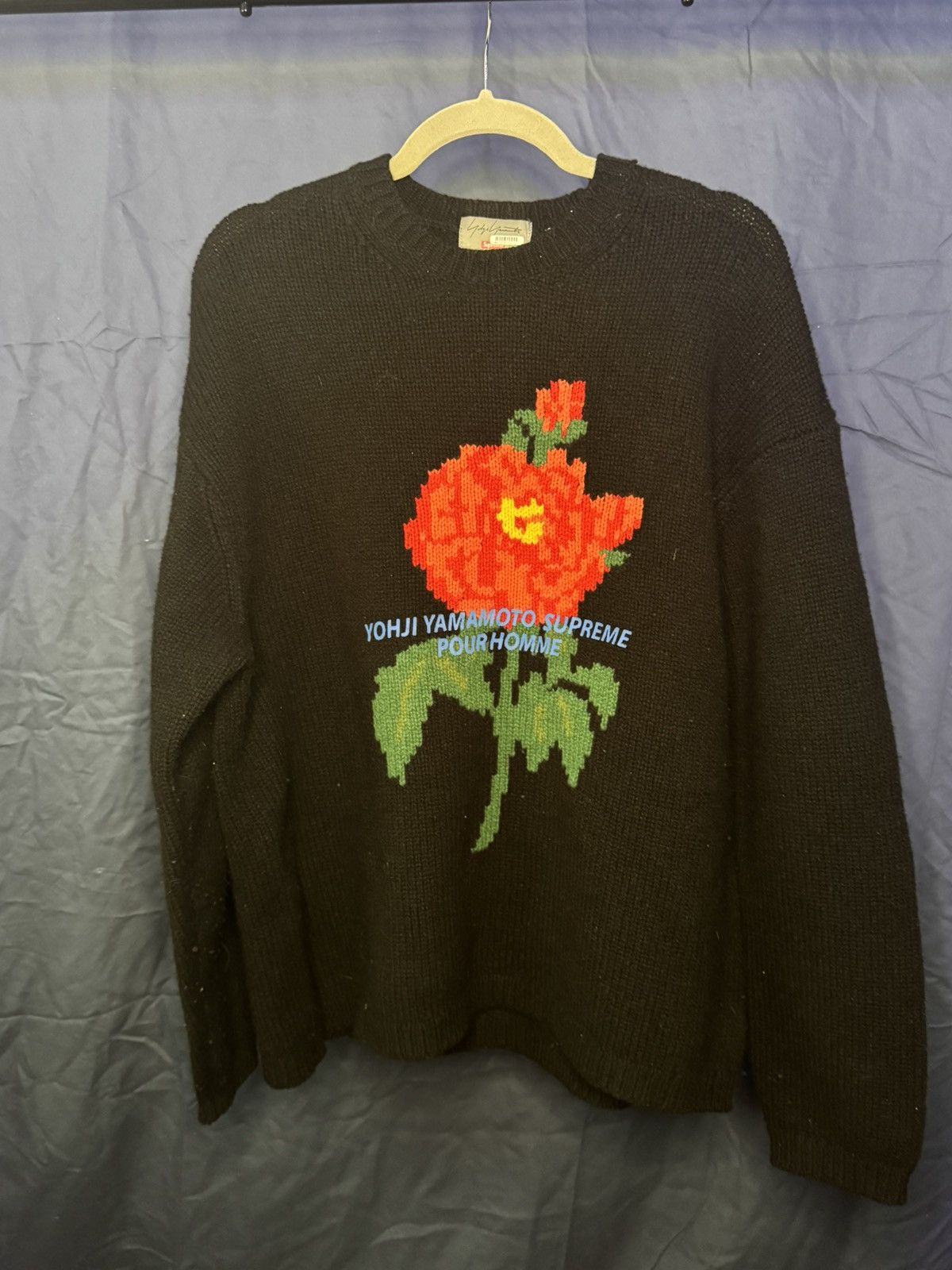 Supreme × Yohji Yamamoto Supreme Yohji Yomamato Teken King Sweater