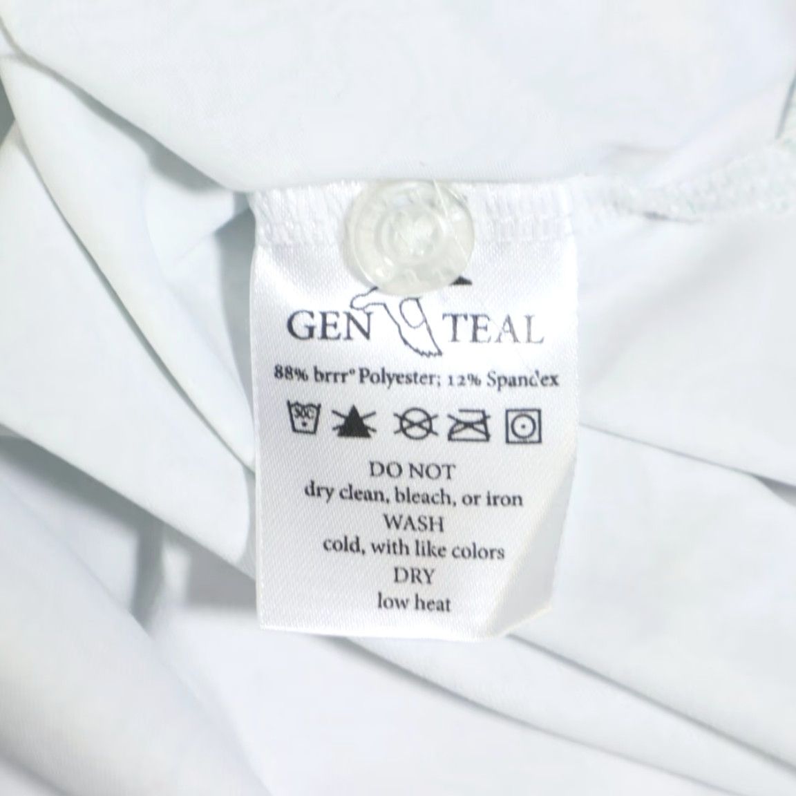 Vintage Genteal Polo Shirt Mens 2XL White Burr Printed Golf Greens All Over Print High Stretch Short Sleeve Collared Shirt Size US XXL / EU 58 / 5 - 7 Thumbnail
