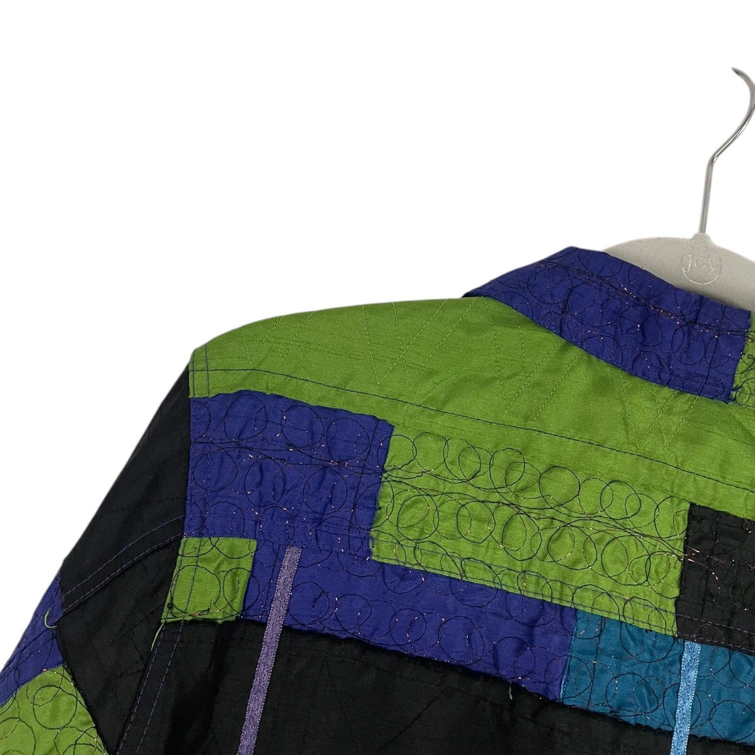 Other c.l.o.t.h.e.s. Vintage Blue & Green Embroidered Jacket Size US M / EU 48-50 / 2 - 5 Thumbnail