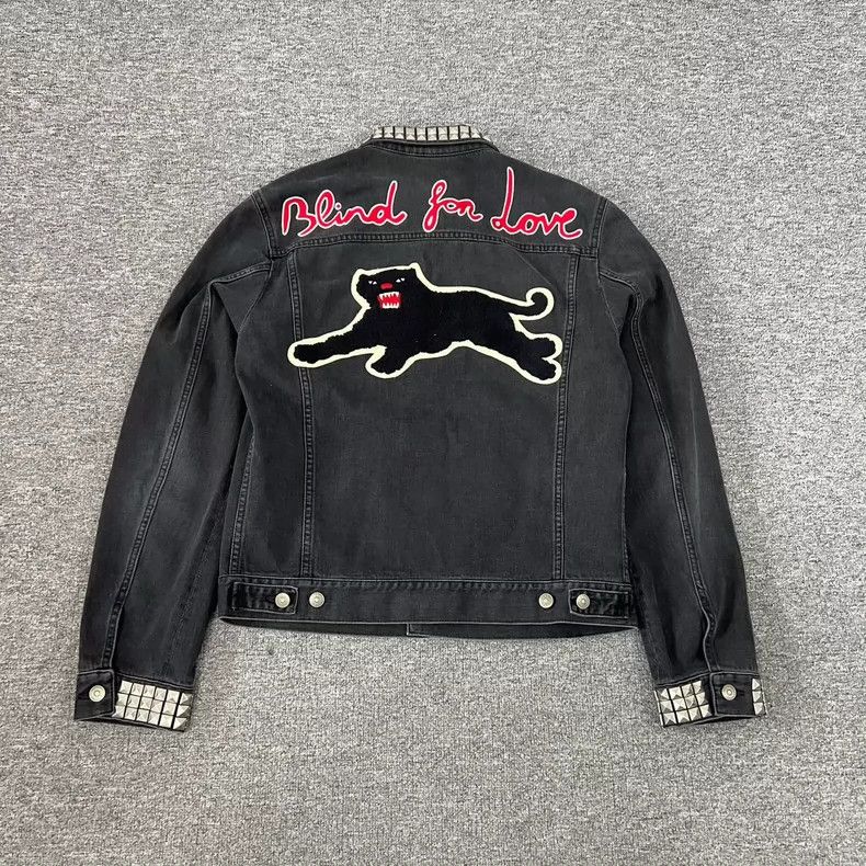 Gucci Gucci Rivet Tiger Denim Jacket 2502-Nextarrow Size US M / EU 48-50 / 2 - 2 Thumbnail