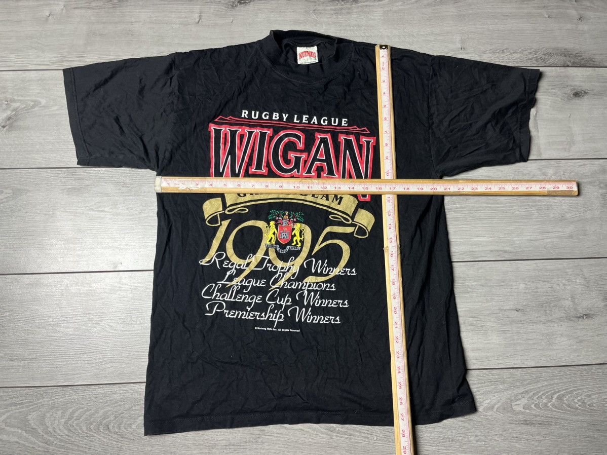Vintage Wigan Rugby League Grand Slam Nutmeg 1995 tshirt size Large Size US L / EU 52-54 / 3 - 6 Thumbnail