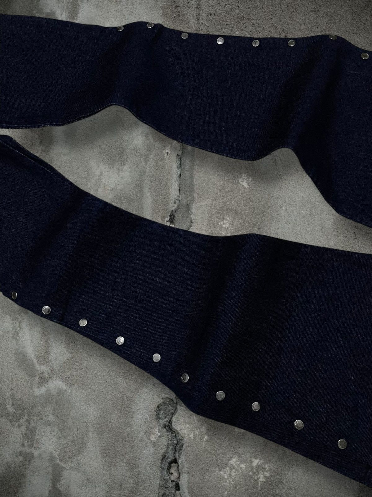 Tornado Mart Vintage Rare 1990s Japan Designer Egoist Big Flared Denim Size US 28 / EU 44 - 6 Thumbnail