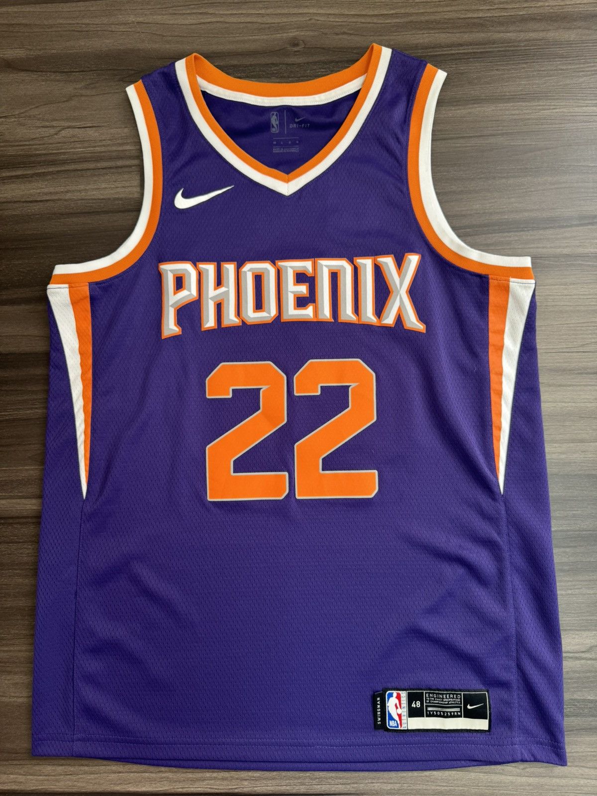 Nike Nike Deandre Ayton Phoenix Suns 22 Purple Swingman Jersey 48 Size US L / EU 52-54 / 3 - 1 Thumbnail
