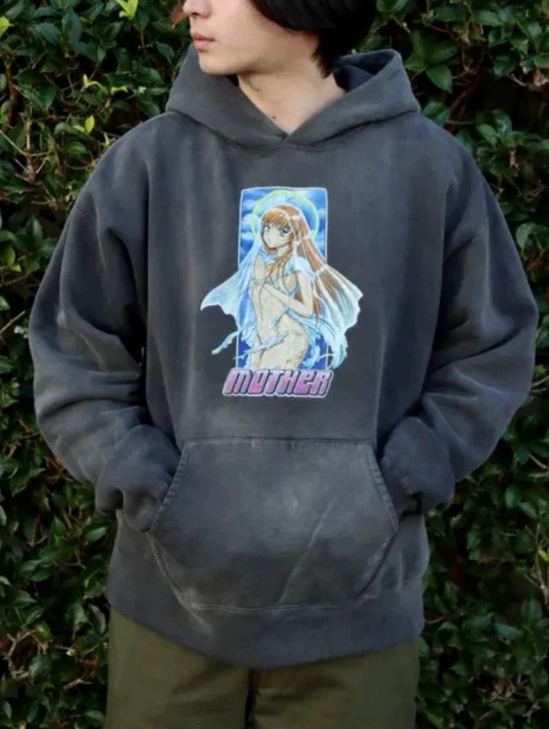 Saint Michael Saint Michael Beautiful girl printed hoodie Size US XL / EU 56 / 4 - 5 Thumbnail