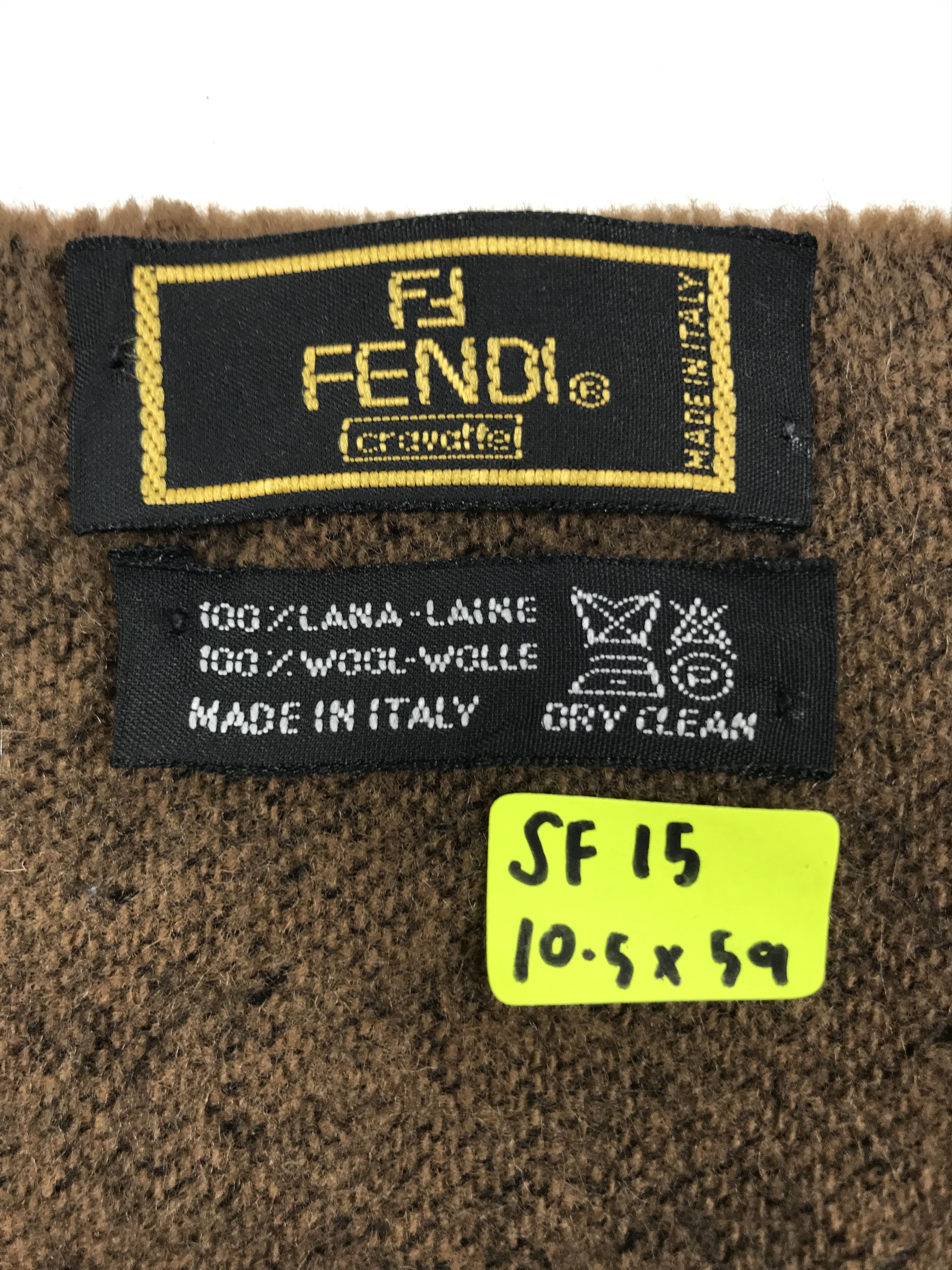 Fendi Fendi Scarf / Muffler / Wool Size ONE SIZE - 5 Thumbnail