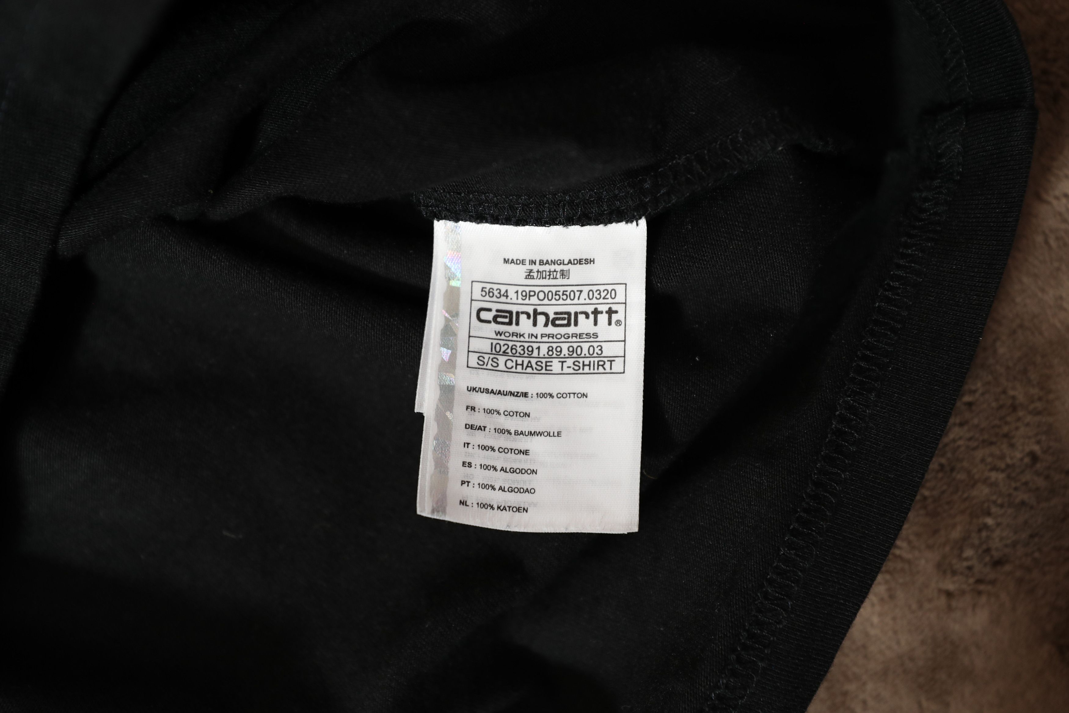 Carhartt Wip Carhartt WIP S/S Chase Tee (XL) Size US XL / EU 56 / 4 - 8 Thumbnail