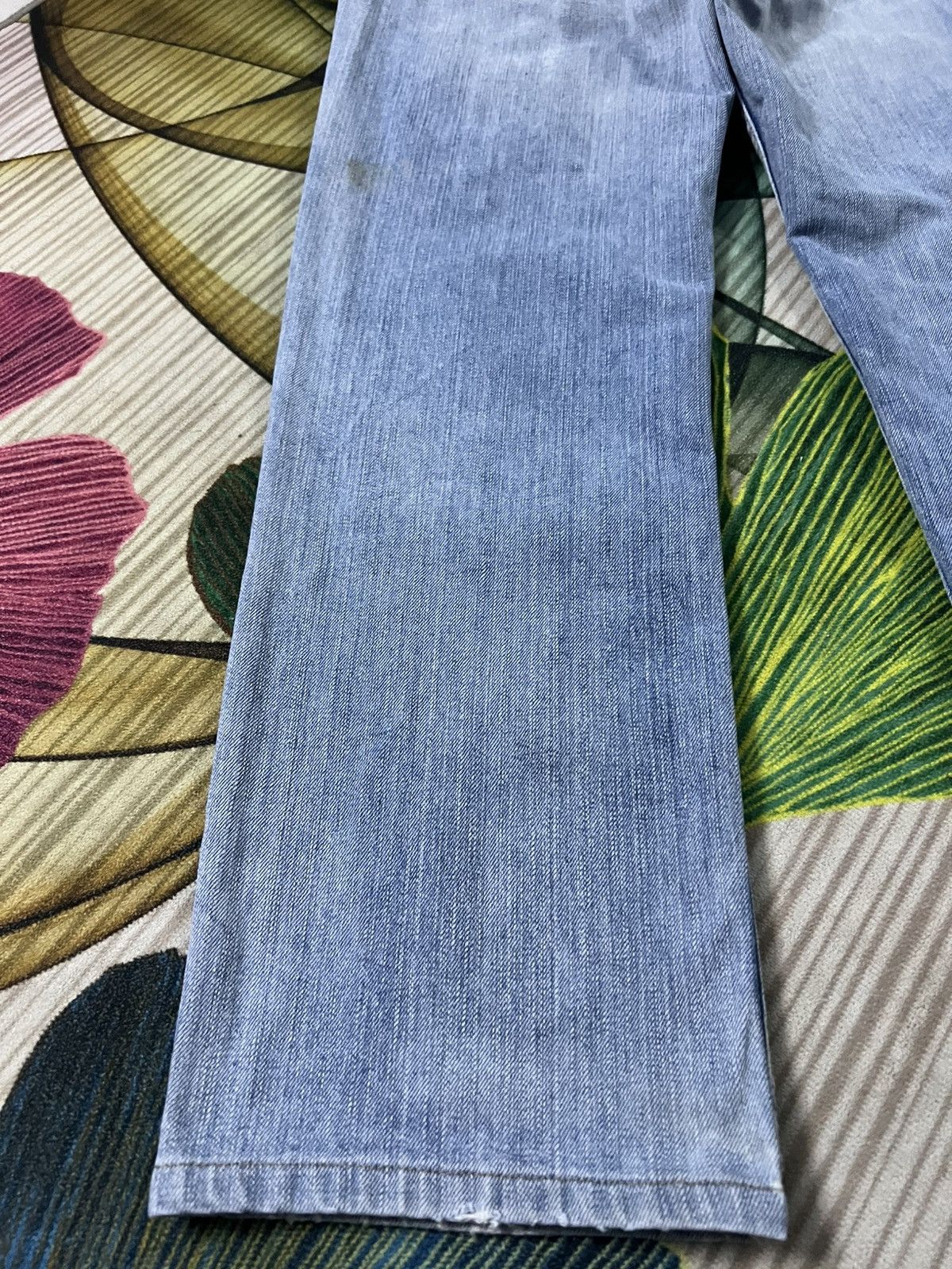 Levi's 💥Vintage Levis 533 Light Wash Distress Jean Size US 30 / EU 46 - 12 Thumbnail