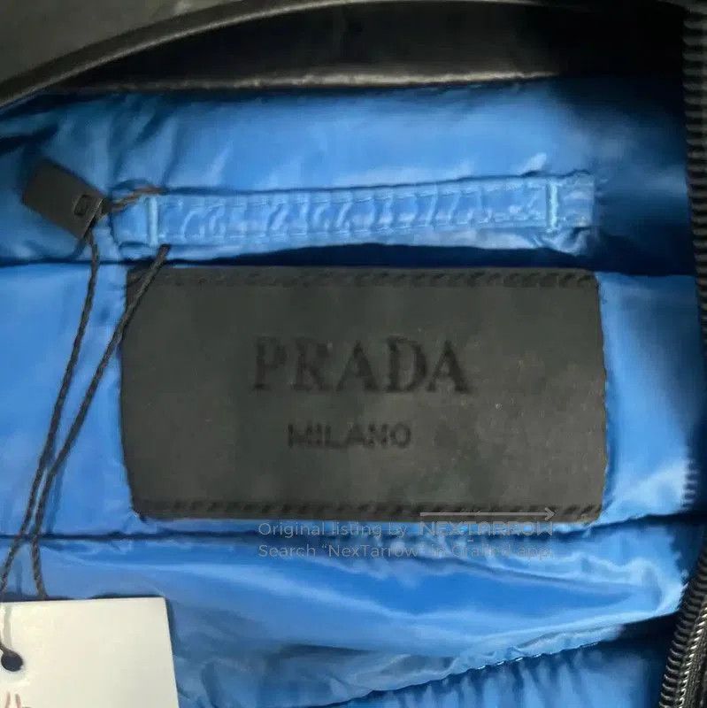 Prada Prada Black Men's Down Jacket Size L. Size US L / EU 52-54 / 3 - 3 Thumbnail