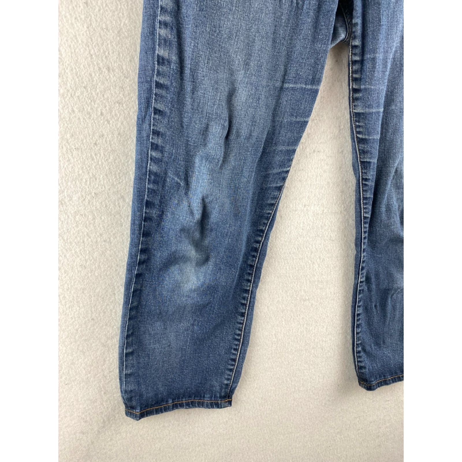 Vintage KUT from the Kloth Jeans Womens 6 Blue Capri Distressed Stretch Denim 5-Pocket Pockets Capris Size 28" / US 6 / IT 42 - 5 Thumbnail
