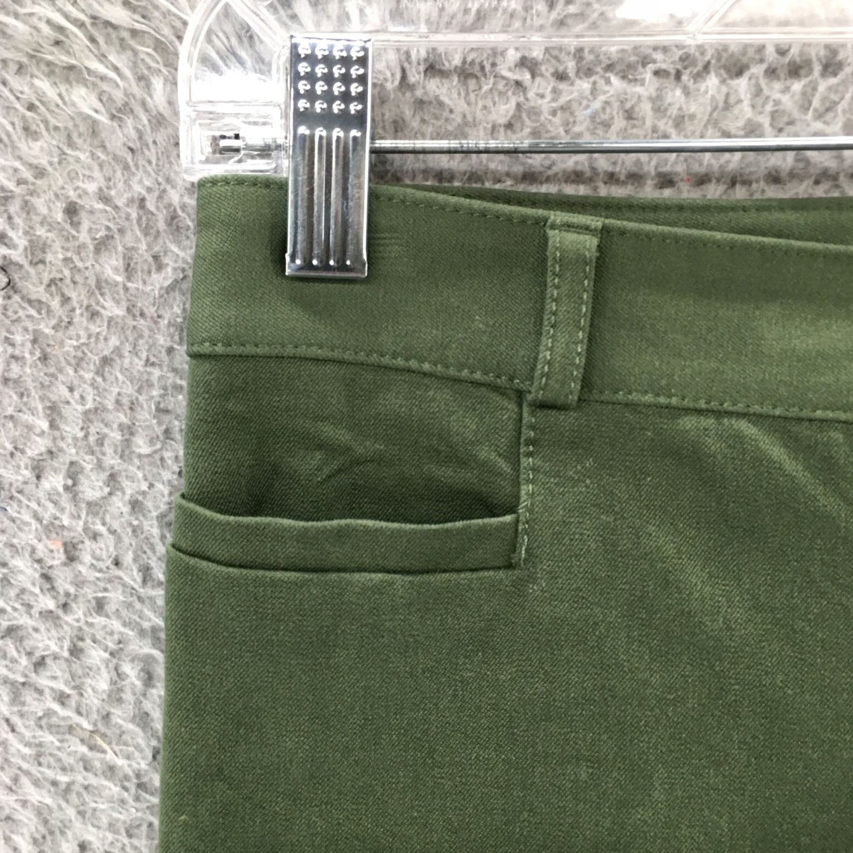 Banana Republic Banana Republic Chino Pants Womens Petite 00P Green Skinny Zip Fly Smooth Flat Front Casual Workwear Womens Size 24" / US 00 / IT 34 - 3 Thumbnail