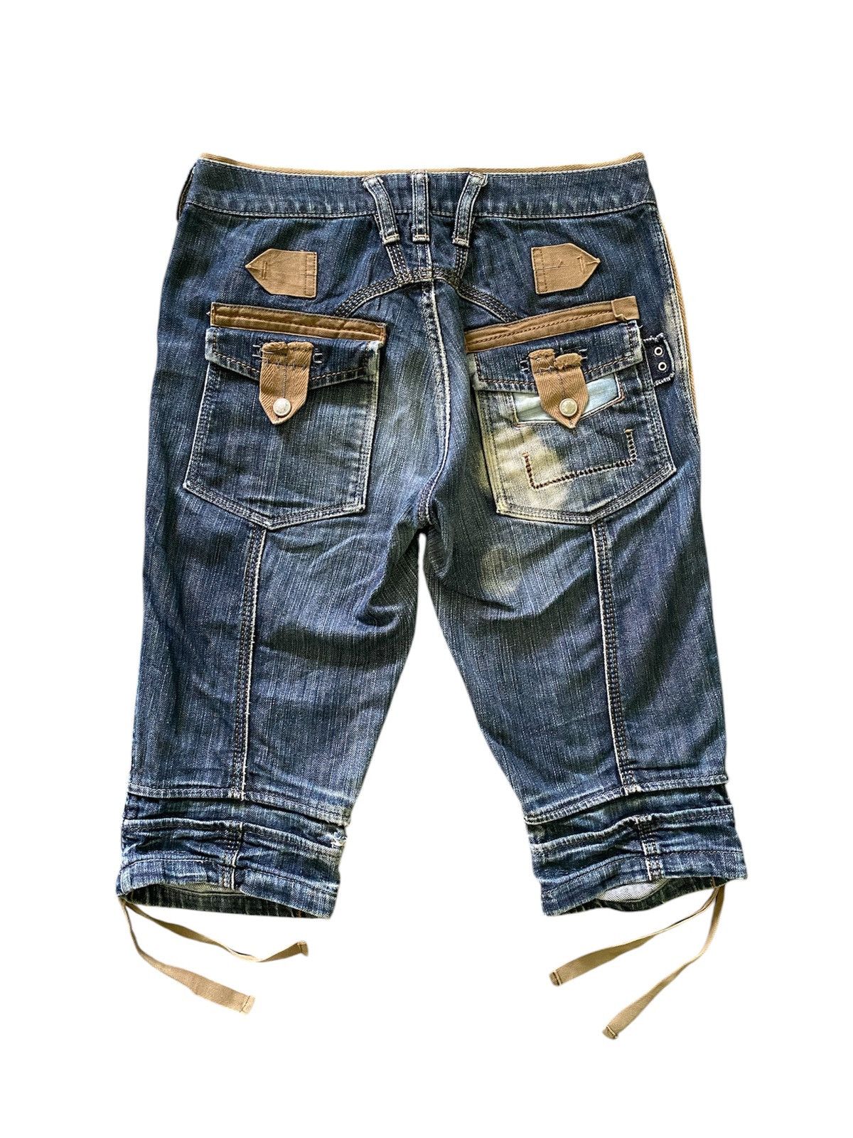 Designer × Marithe + Francois Girbaud Rare Marithe Francois Girbaud Lock Zipper Distressed Denim Size US 29 - 2 Thumbnail