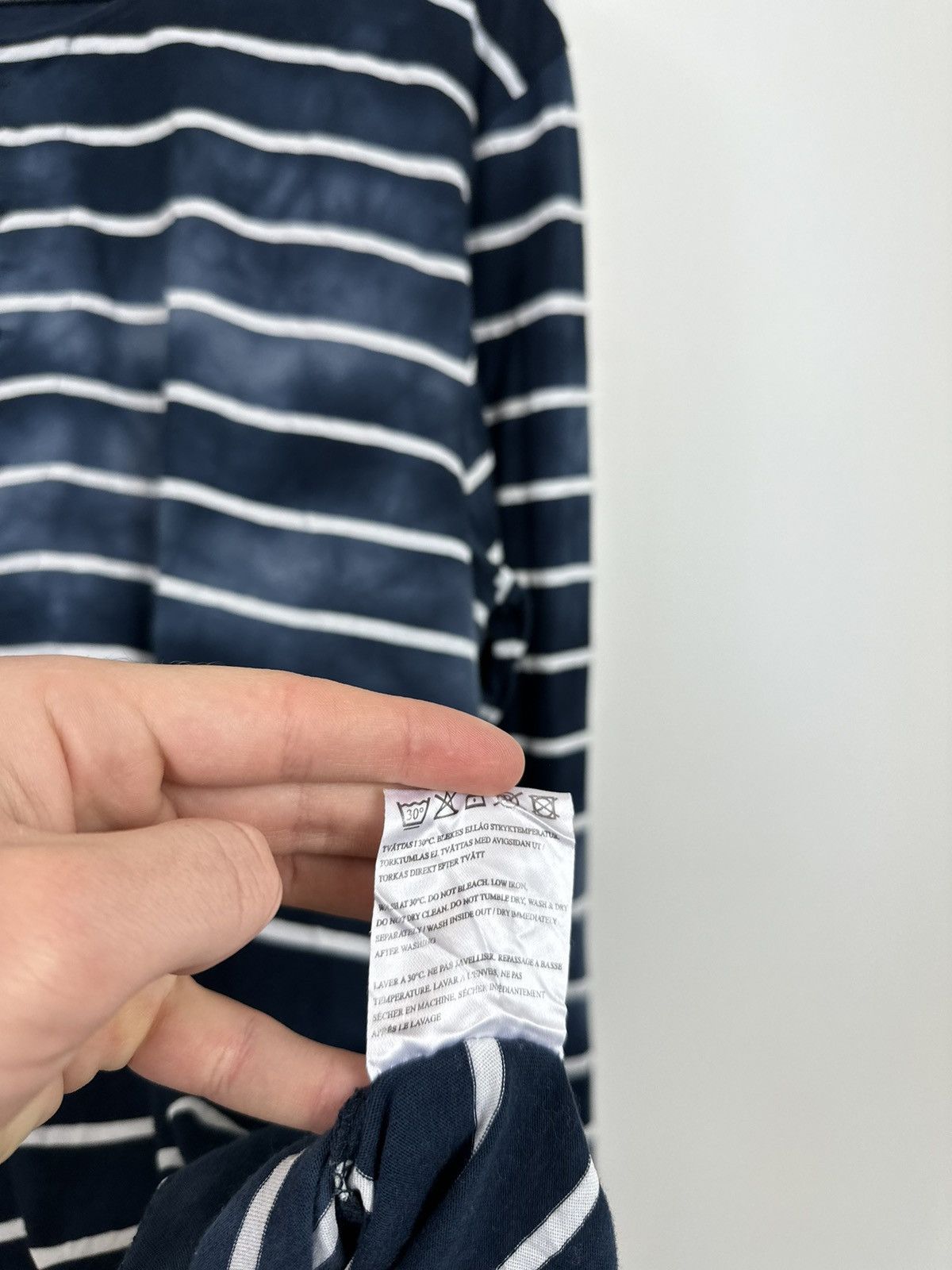 Acne Studios Vintage Acne Studios Humble Stripe SS11 Rare Opium Sweatsirt Size US XL / EU 56 / 4 - 12 Thumbnail