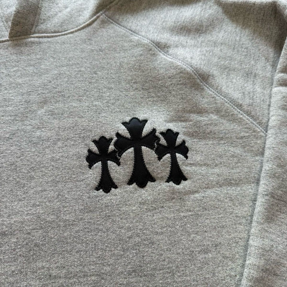 Chrome Hearts Chrome Hearts New Triple Cross Nylon patch Hoodies Size US L / EU 52-54 / 3 - 4 Thumbnail