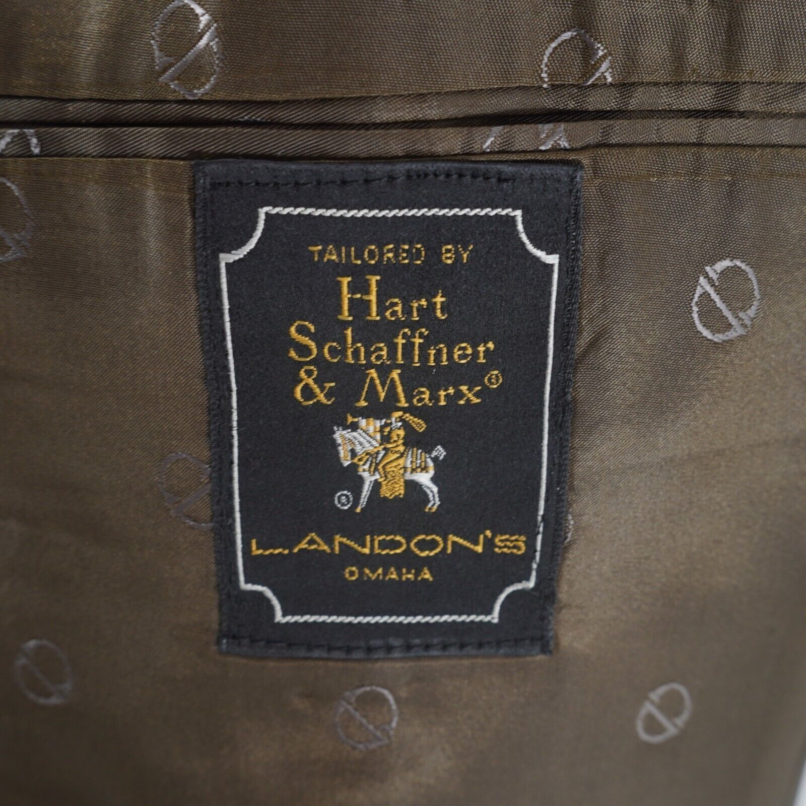 Hart Schaffner Marx Hart Schaffner Marx Christian Dior Wool Tan Red Green Check Size 40L - 9 Thumbnail