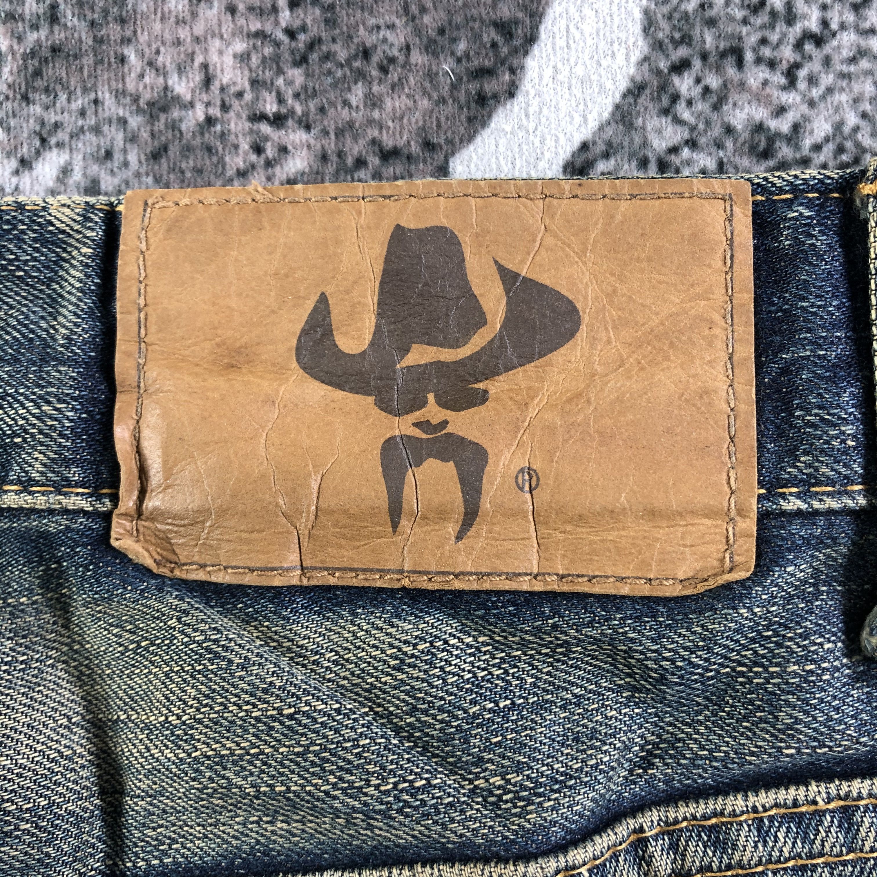 Japanese Brand Vintage Radial Jeans Rusty Wash Denim KJ3139 Size US 34 / EU 50 - 5 Thumbnail