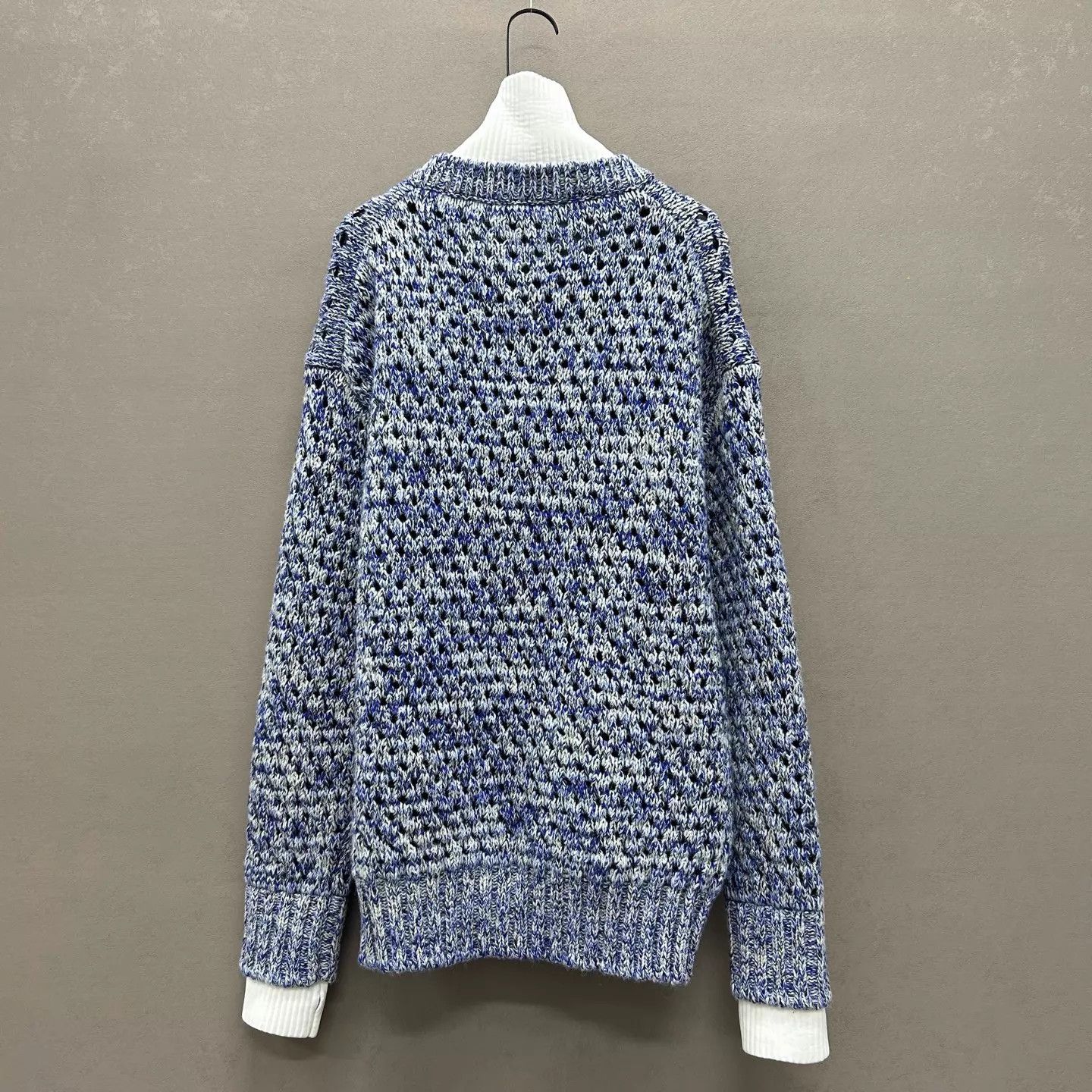 Louis Vuitton Louis Vuitton gray 2-in-1 wool knit sweater L new Size US L / EU 52-54 / 3 - 2 Thumbnail