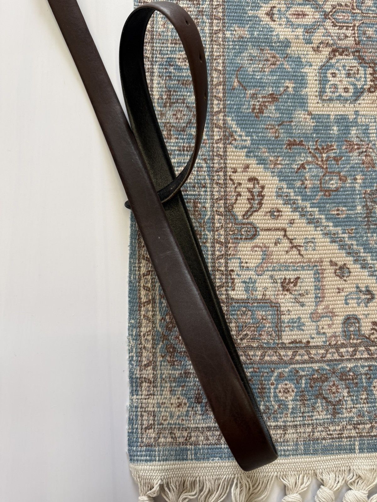 Yves Saint Laurent Vintage 70-80s Yves Saint Laurent Leather Belt Size ONE SIZE - 7 Thumbnail
