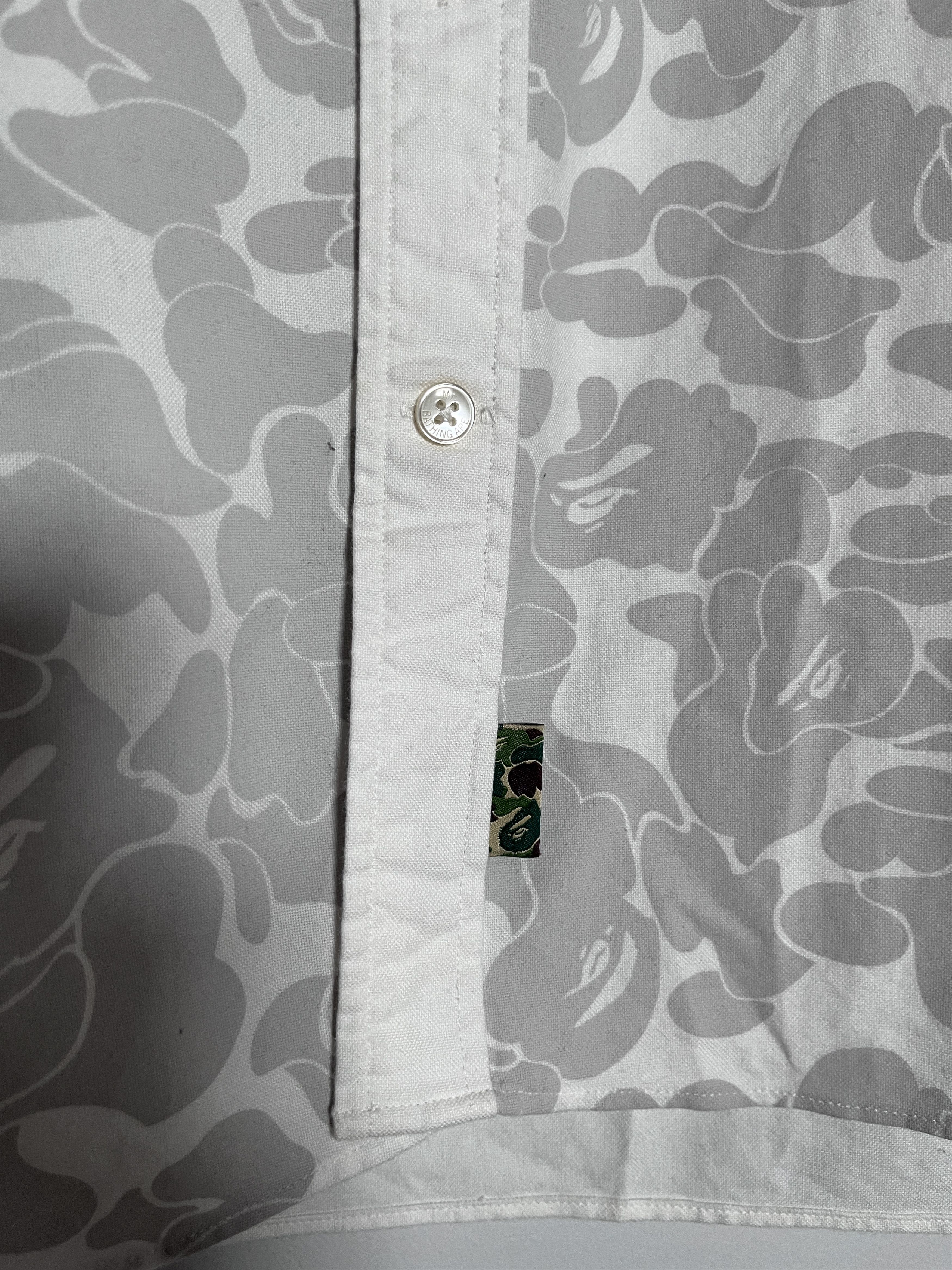 Bape Mr. Bathing Ape - Short Sleeve Dress Shirt Size US M / EU 48-50 / 2 - 3 Thumbnail