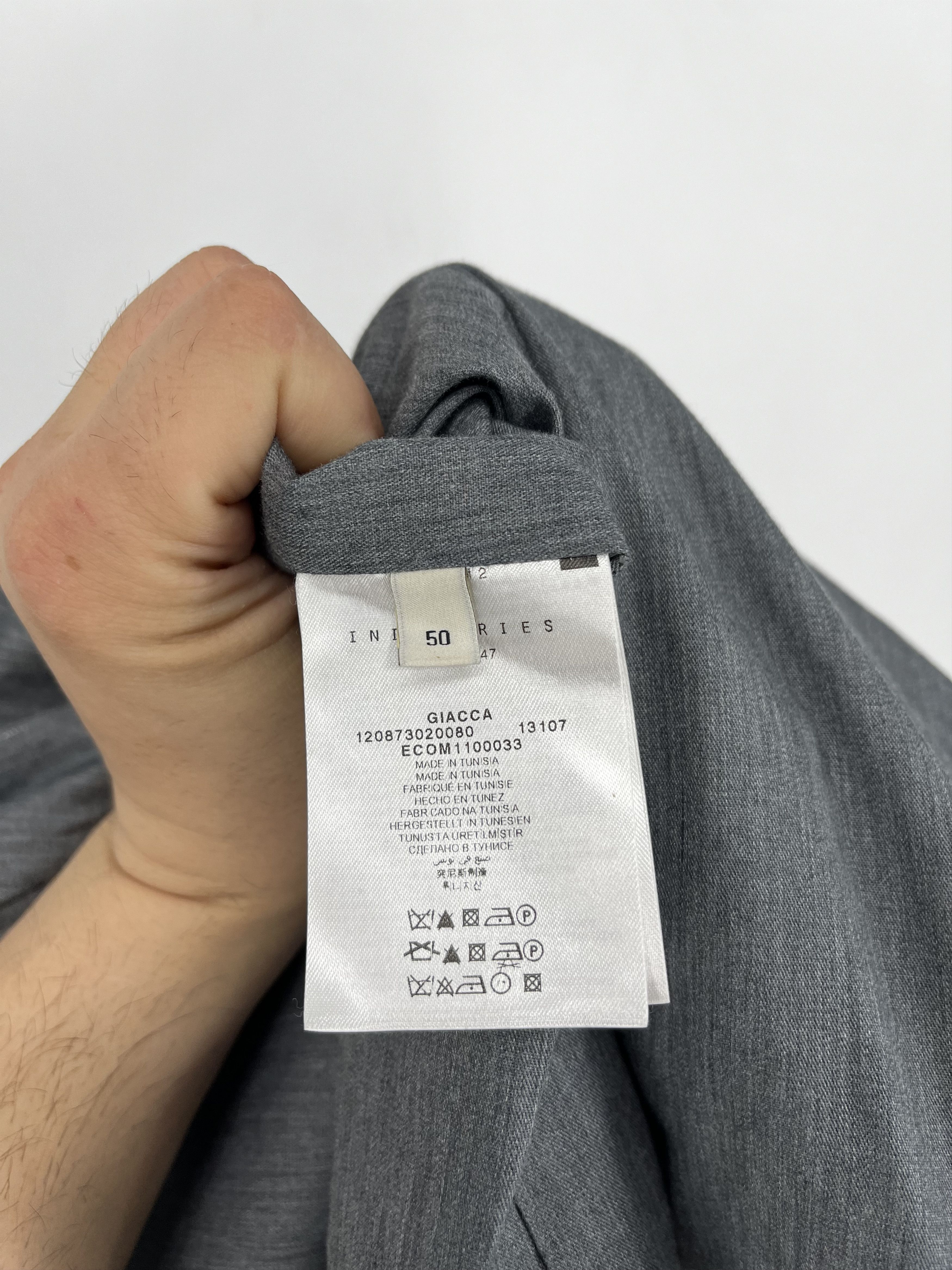 Cerruti 1881 × Seditionaries Nano Cerruti Checkered Plaid Blazer Wool Coats Jacket Size 50S - 15 Thumbnail