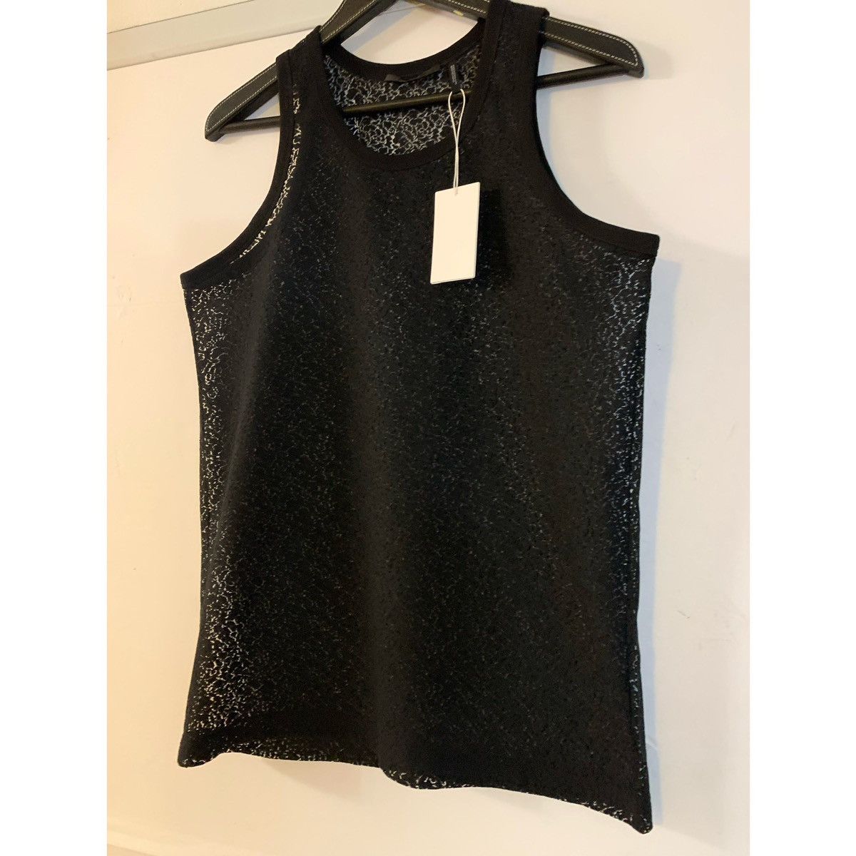 Helmut Lang HELMUT LANG BLACK LACE TANK TOP Size US M / EU 48-50 / 2 - 14 Thumbnail
