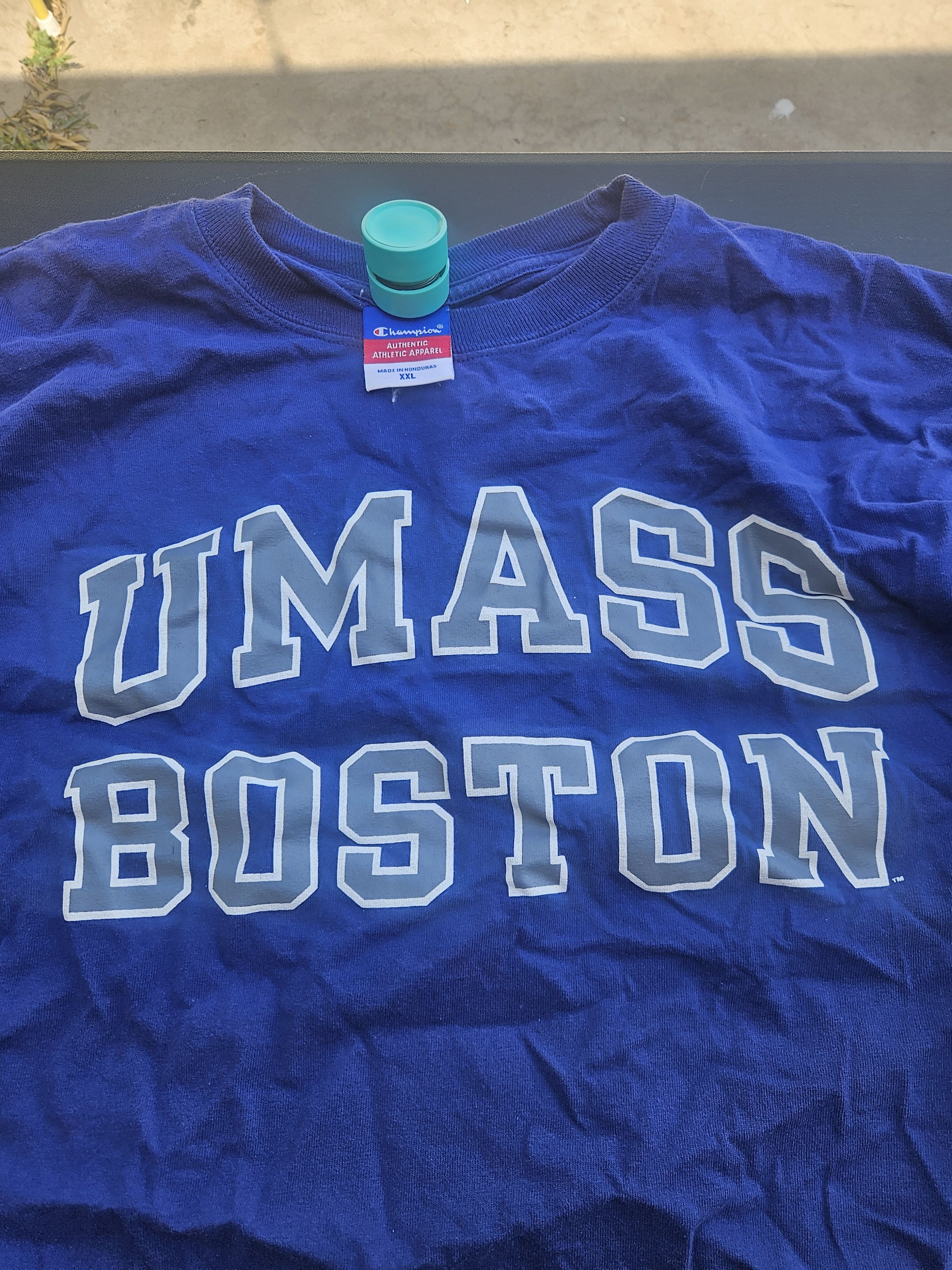Champion U Mass Boston Vintage Champion Tee Size US XXL / EU 58 / 5 - 2 Thumbnail