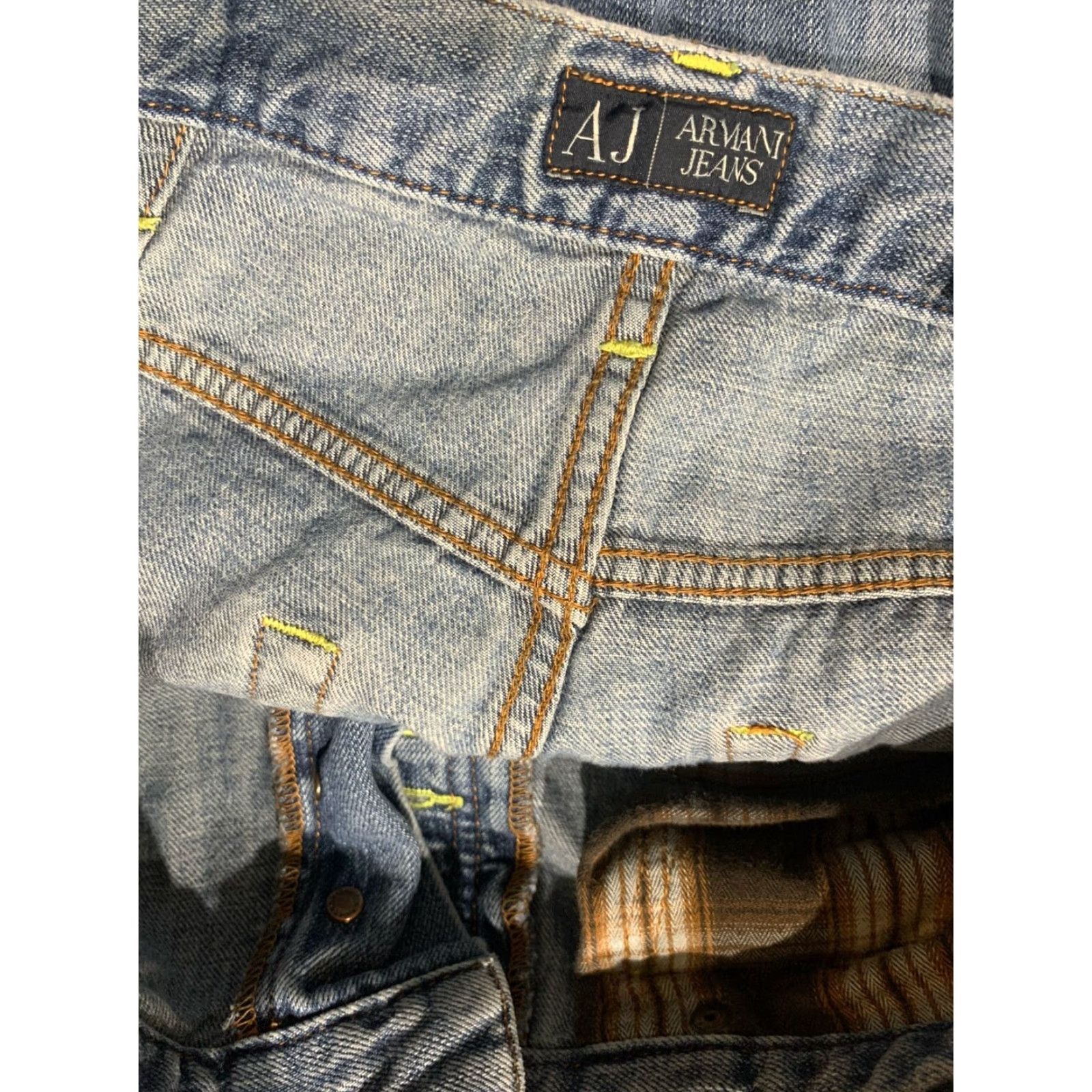 Armani ARMANI Blue Mens Jeans Size 31 Inseam 32 Ankle Cotton Mens Size US 31 - 7 Thumbnail