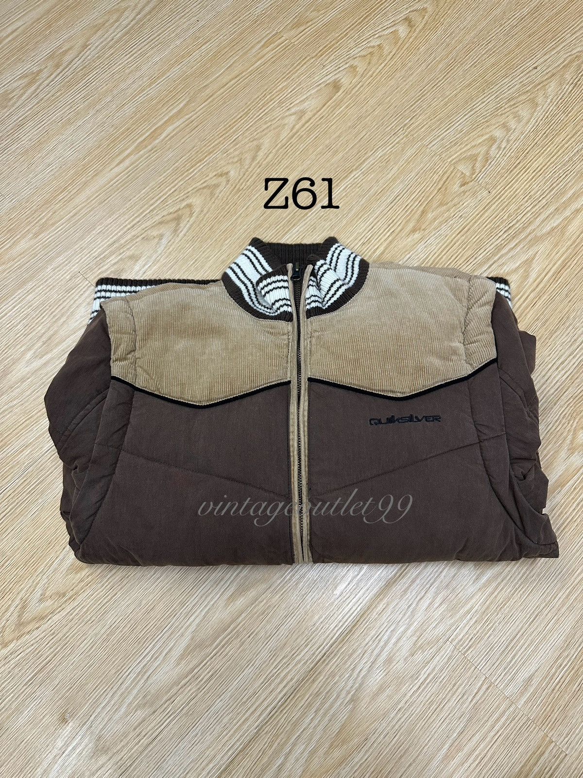 Quiksilver Vintage Quiksilver Down Jacket Z61 Size US L / EU 52-54 / 3 - 15 Thumbnail