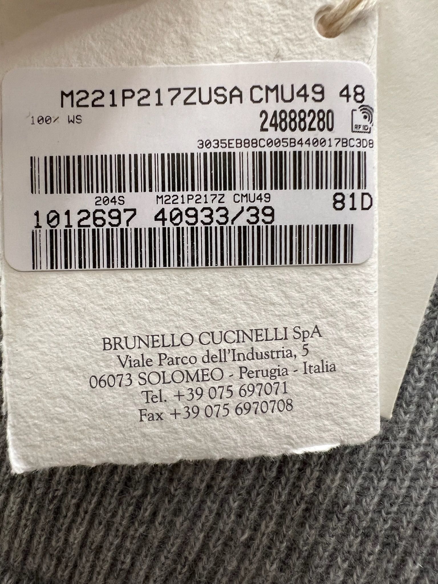 Brunello Cucinelli o1w1db10125 Padded Vest in Grey Size US M / EU 48-50 / 2 - 2 Thumbnail