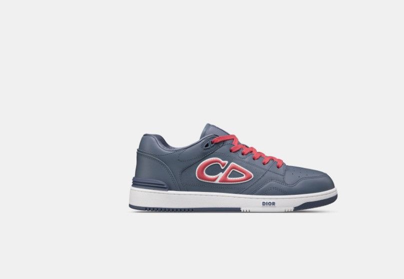Dior × Stone Island o1w1db10325 3SN31 Low-Top Sneakers in Blue & Red Size US 9 / EU 42 - 6 Thumbnail