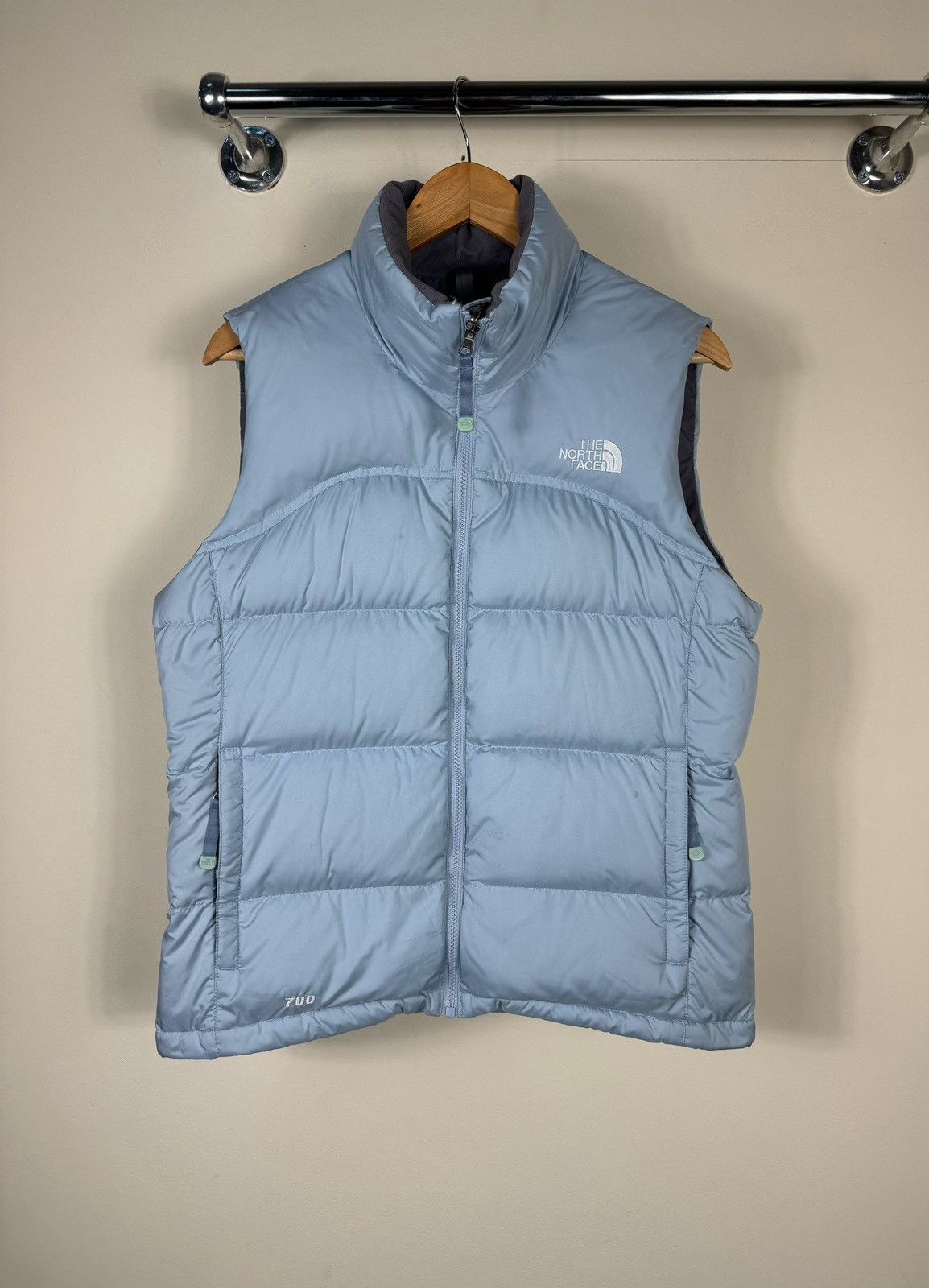 The North Face The North Face 700 Blue Vintage Vest Size M / US 6-8 / IT 42-44 - 1 Thumbnail