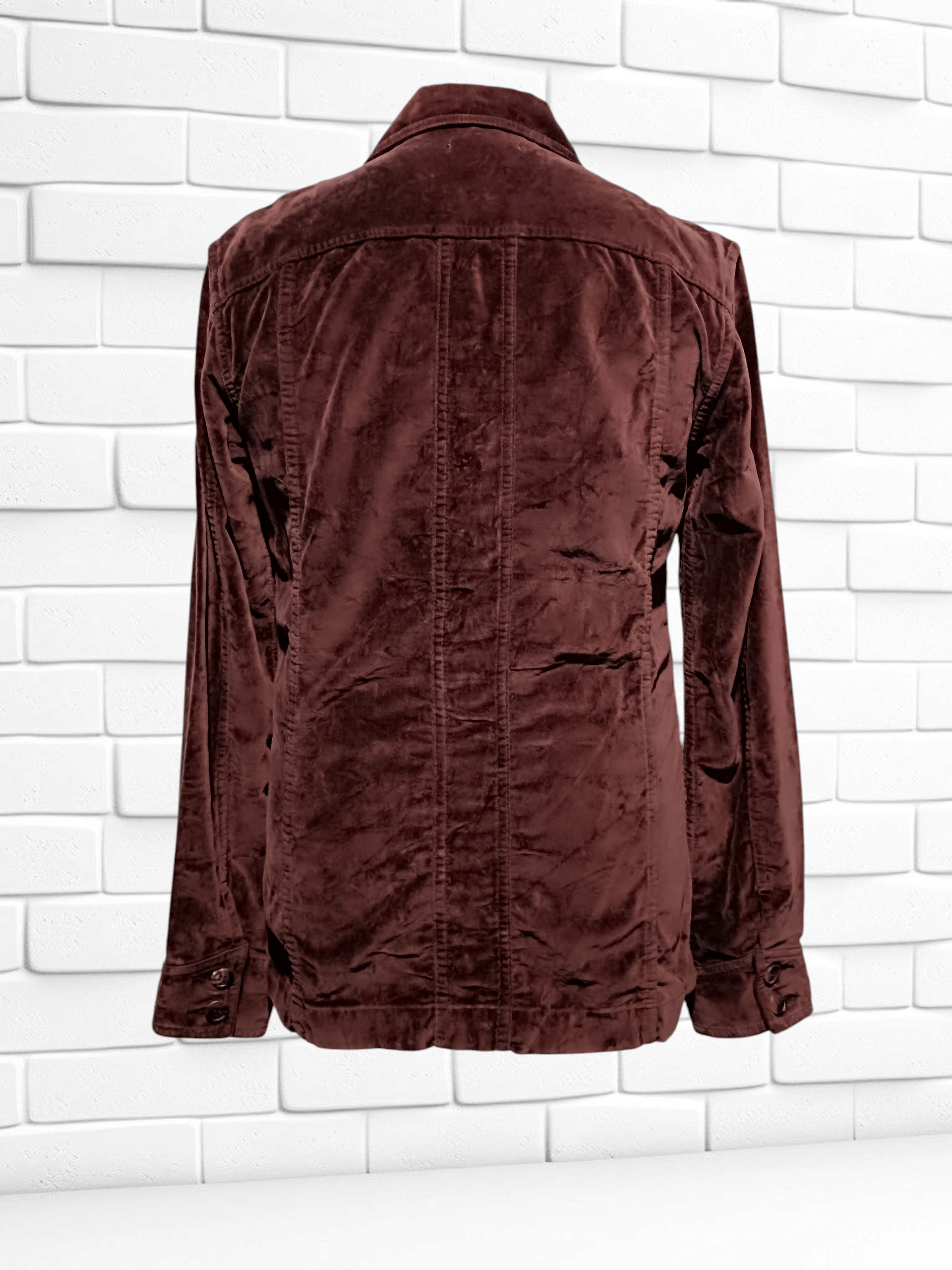 Japanese Brand 0000 Velvet Jacket Brown Shimamura Tokyo Size US M / EU 48-50 / 2 - 3 Thumbnail