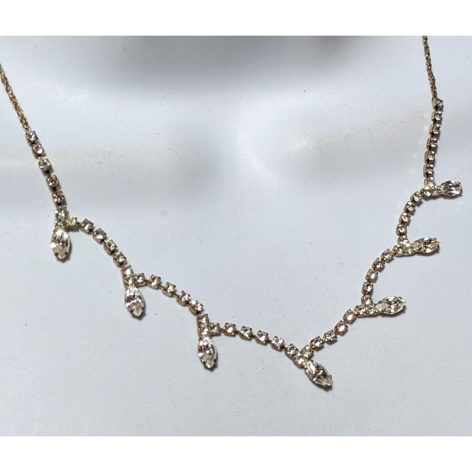 Other Icing Y2K Rhinestone Abstract Prom Necklace Size ONE SIZE - 6 Thumbnail
