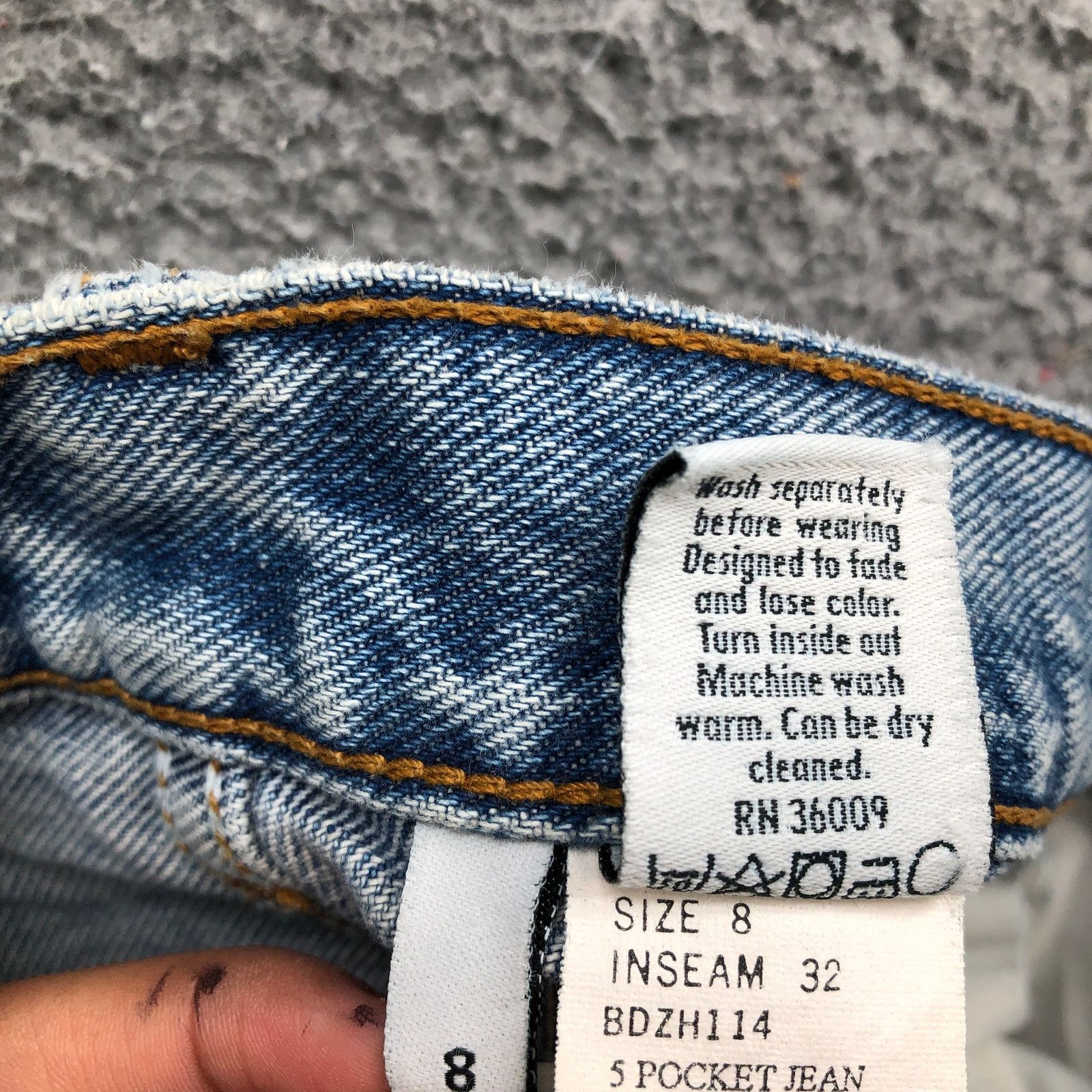 Calvin Klein Vintage Calvin Klein 5 Pocket Jean Sandblast Jeans Womens 8 Size 30" / US 8 / IT 44 - 3 Thumbnail