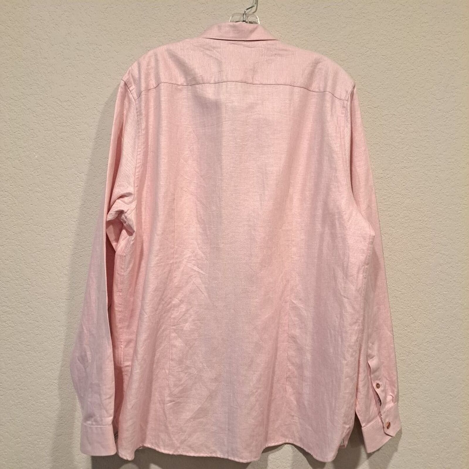 Ted Baker Ted Baker London linen cotton blend pale pink shirt size 6 Size M / US 6-8 / IT 42-44 - 8 Thumbnail