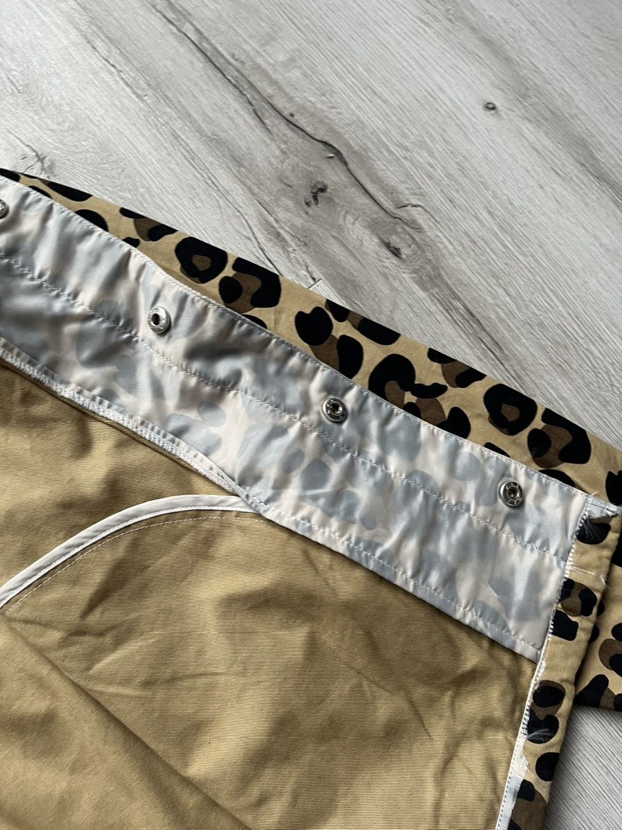 Stussy × Vintage Stussy Big Logo Rare Cheetah Leopard Camo Work Jacket Coach Size US M / EU 48-50 / 2 - 13 Thumbnail