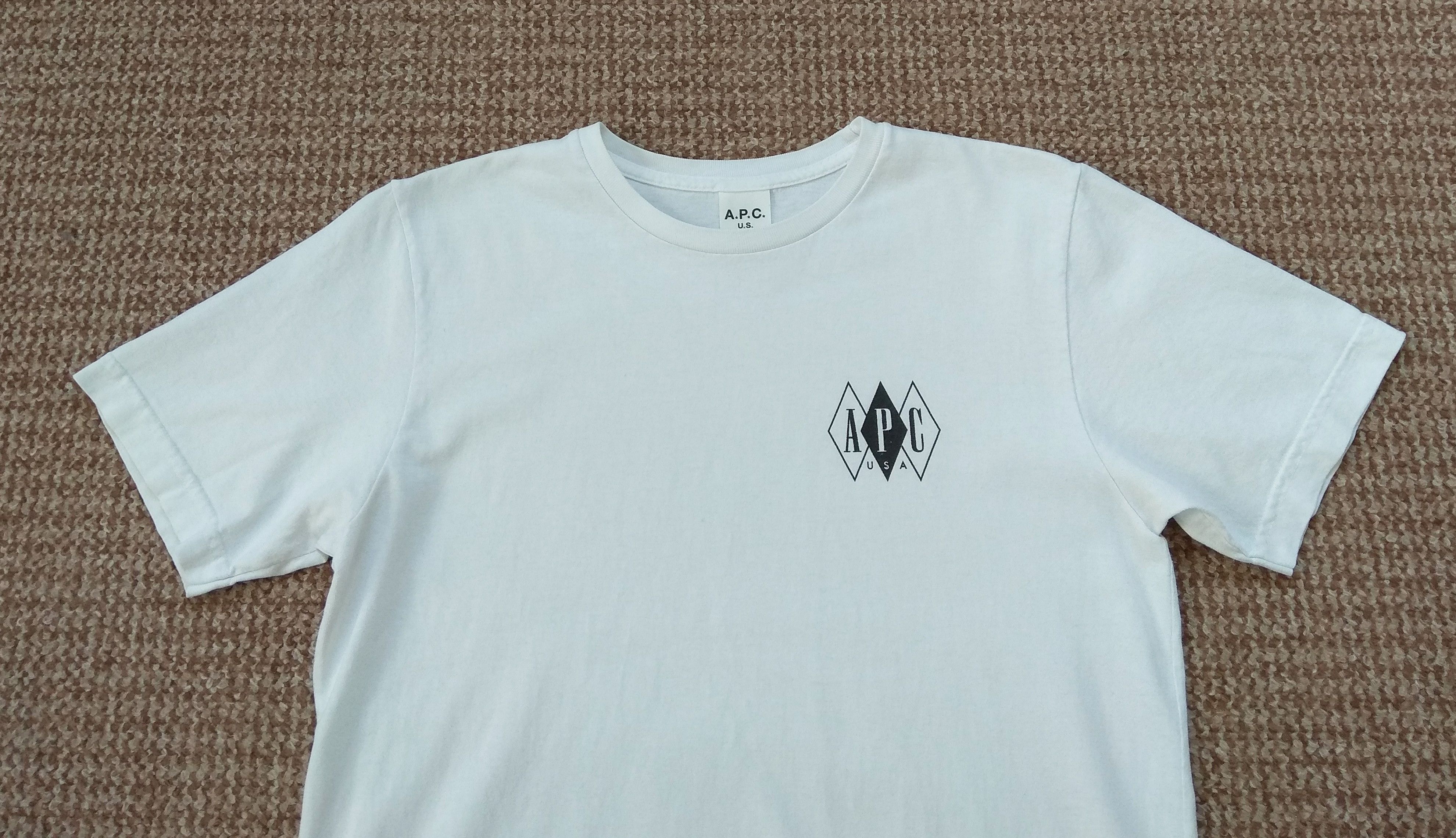 A.P.C. A.P.C. Short Sleeve Tee T Shirt made in USA Size US S / EU 44-46 / 1 - 2 Thumbnail