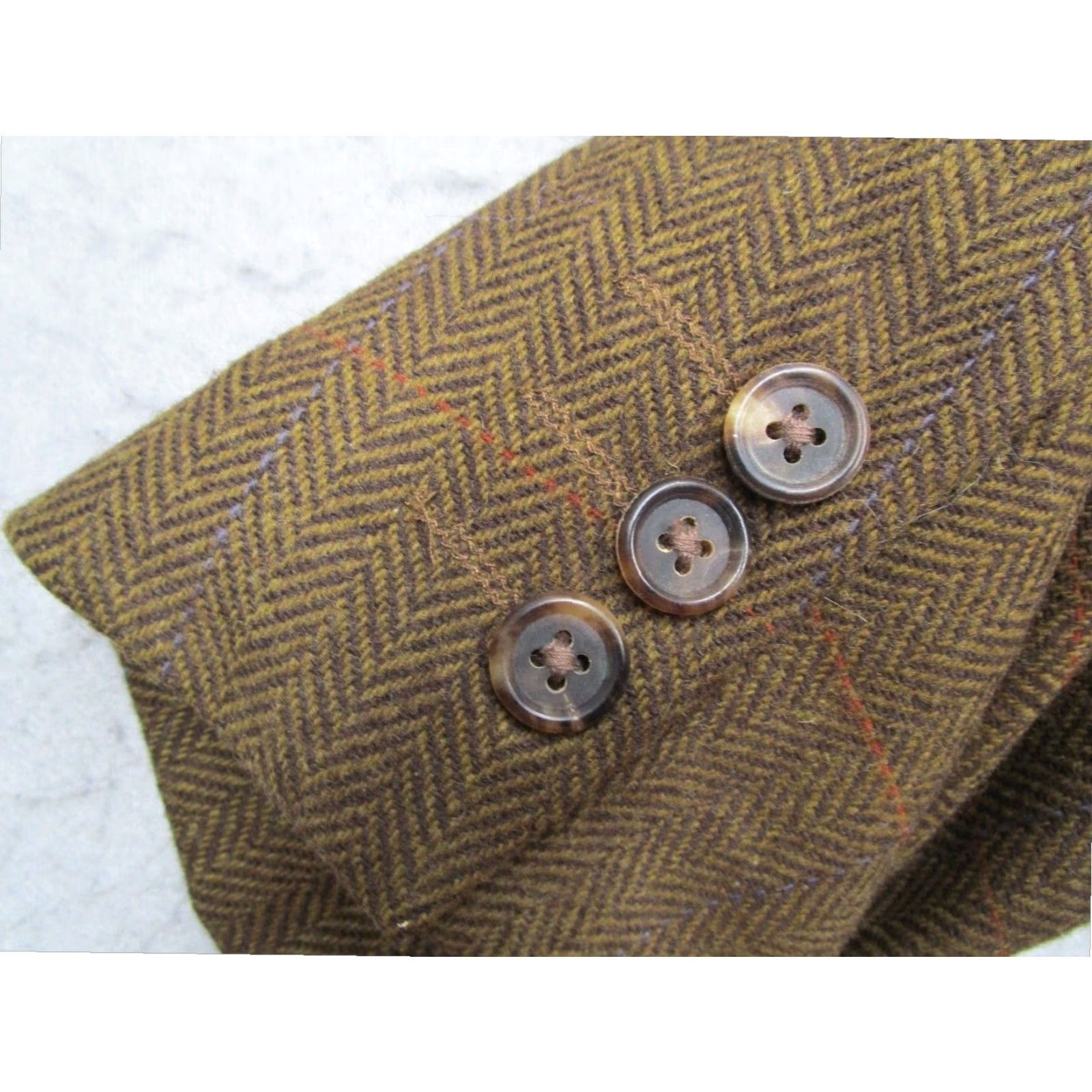 Banana Republic Banana Republic Mens Brown 2 Button Wool Blazer Jacket 42 Regular Size 42R - 5 Thumbnail