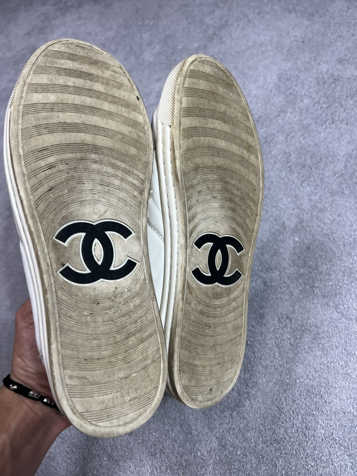 Chanel 🤍ARCHIVE CHANEL HI-TOP Y2K JAPANESE BRAND GUCCI SNEAKERS Size US 7 / IT 37 - 13 Thumbnail