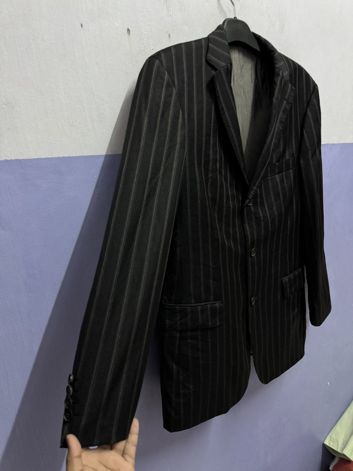 Loro Piana Loro Piana x Hugo Boss Stripe Blazer Size US M / EU 48-50 / 2 - 3 Thumbnail