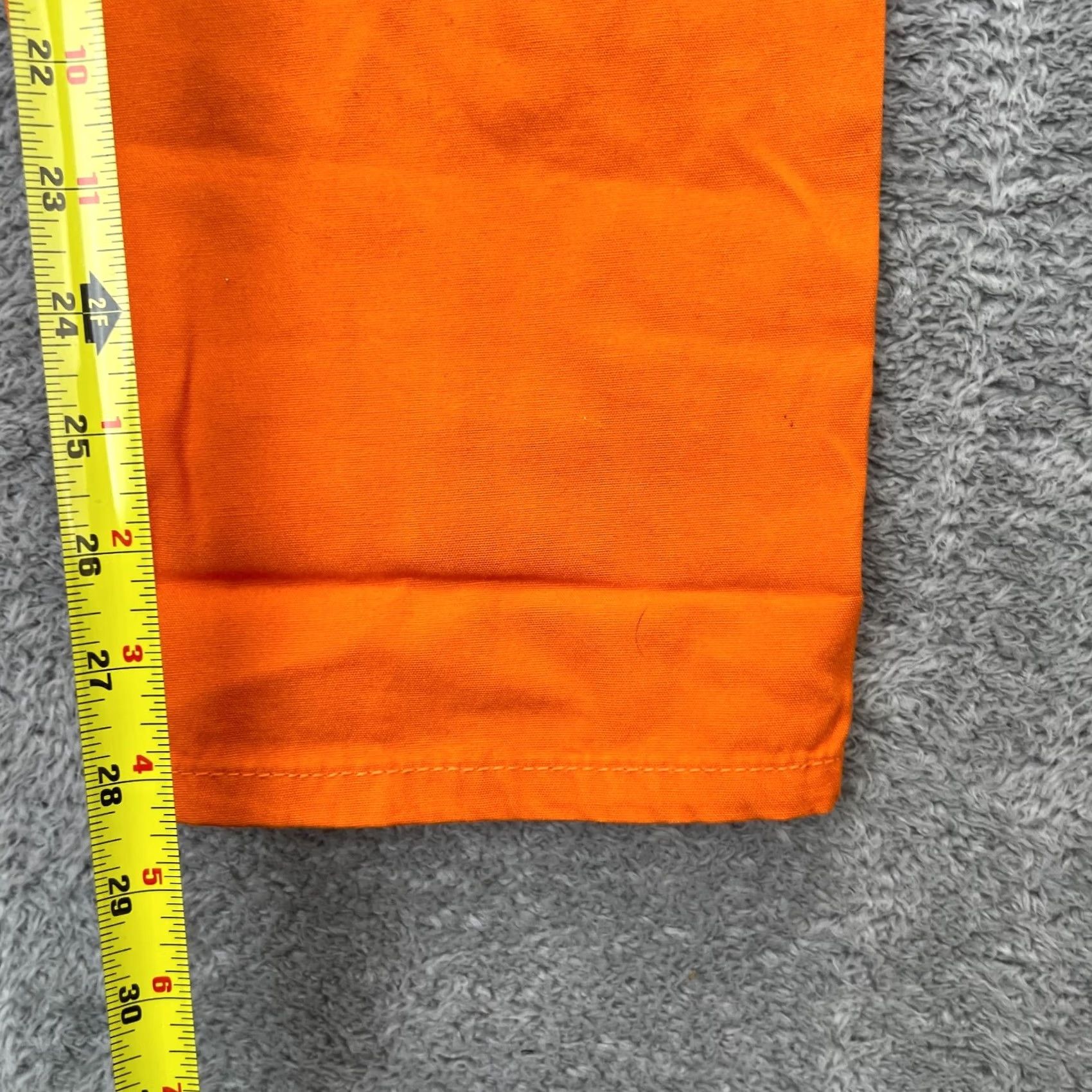 Vintage Sincerely Jules Pants Womens 7 Orange Cargo Utility Straight Leg Workwear Pants Mens Womens Girls Boys Size 28" / US 6 / IT 42 - 7 Thumbnail