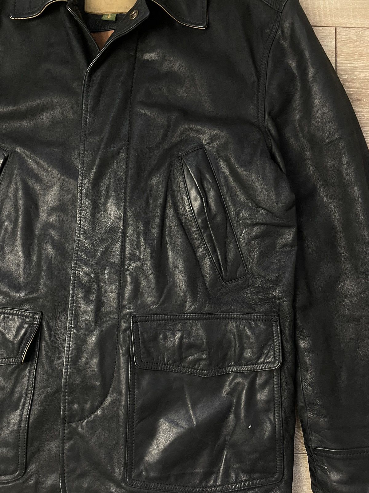 Timberland Timberland Black vintage lather jacket S Men Size US S / EU 44-46 / 1 - 4 Thumbnail