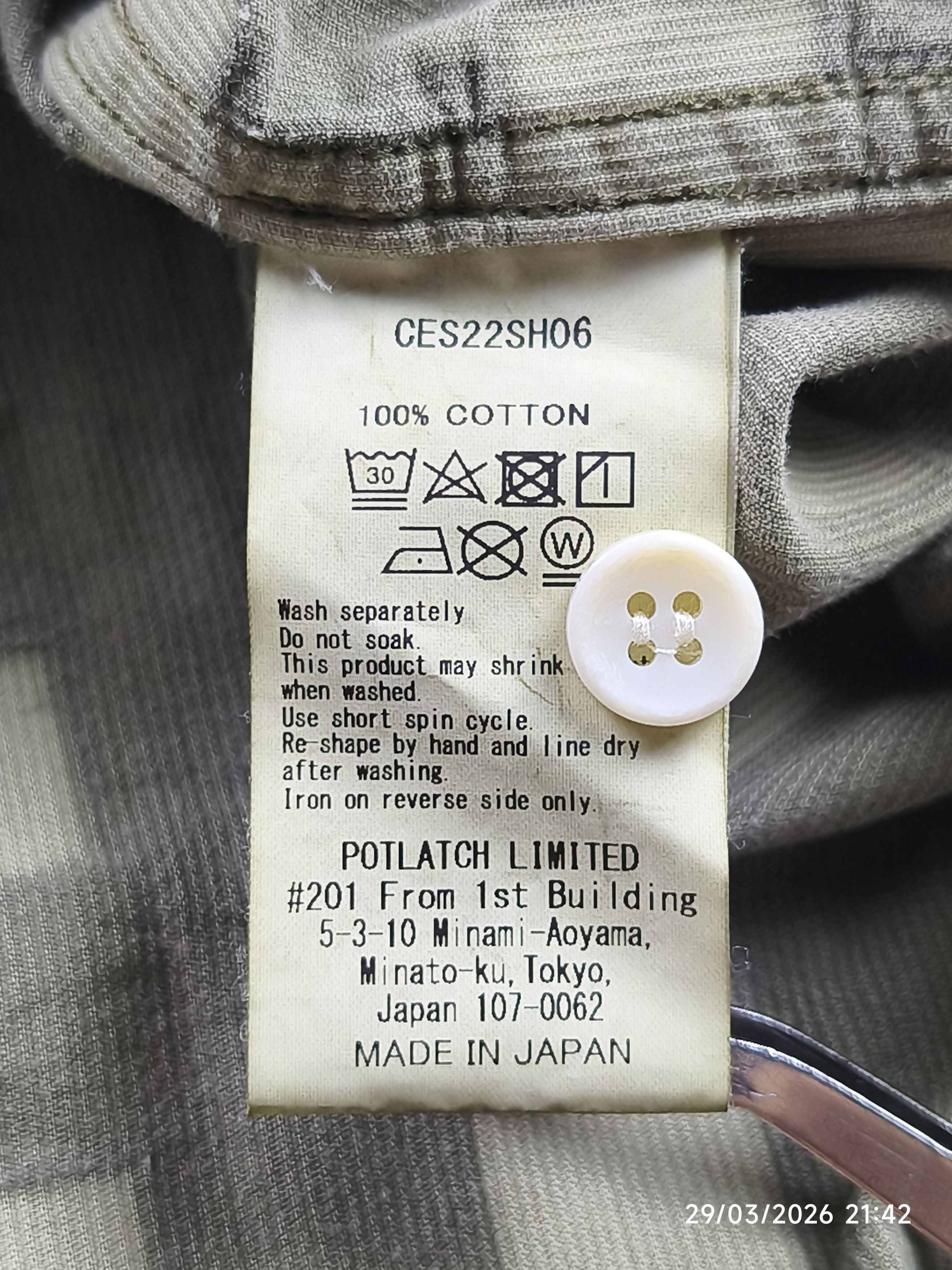 Cav Empt Cav empt overdye cord dot big shirt Size US XL / EU 56 / 4 - 11 Thumbnail