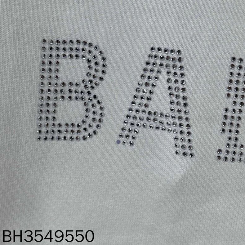 Balenciaga Balenciaga White Back Crystal Logo Short Sleeve Size US XS / EU 42 / 0 - 5 Thumbnail